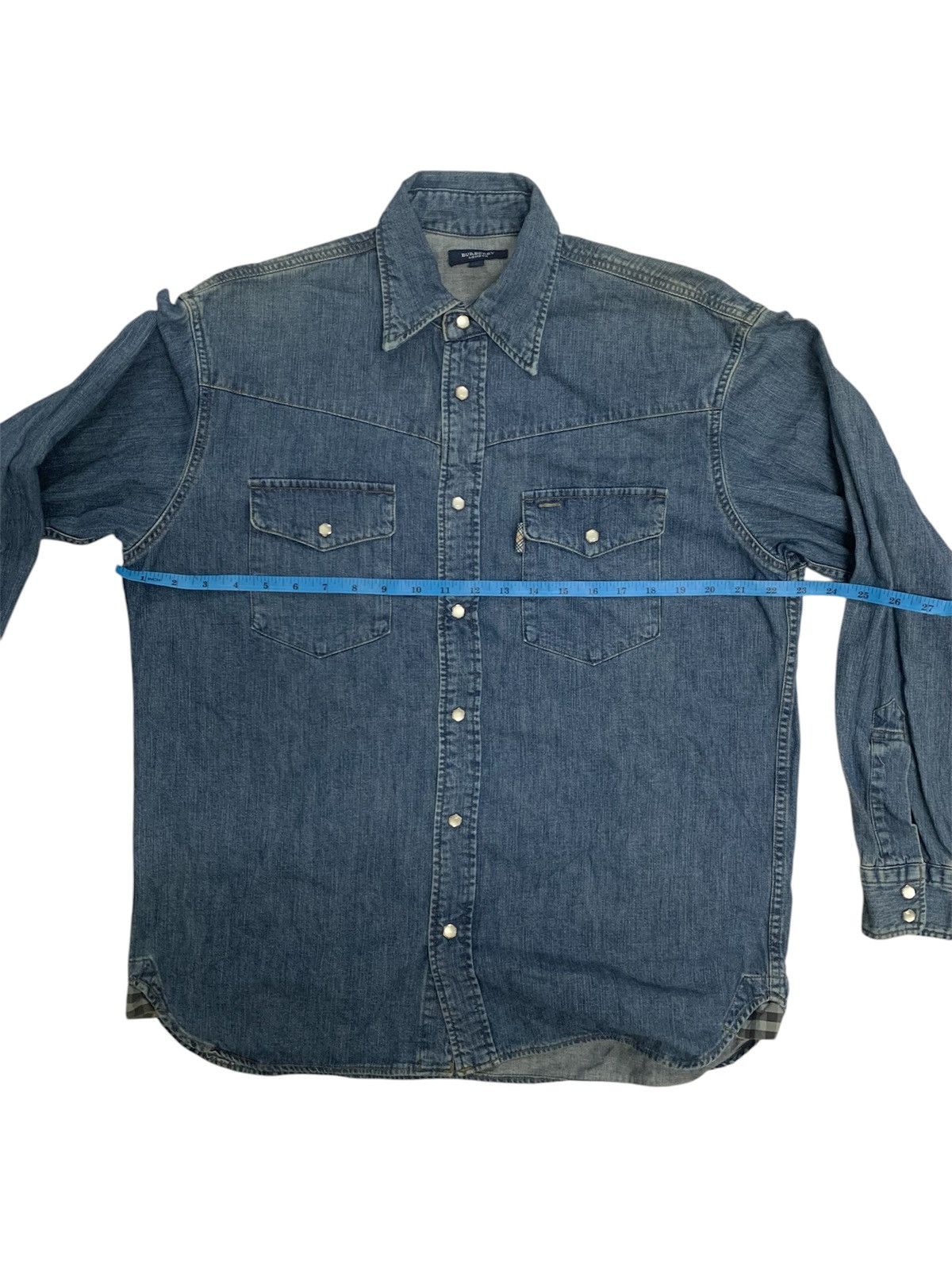 Burberry Burberry denim shirt button up Size US L / EU 52-54 / 3 - 2 Thumbnail