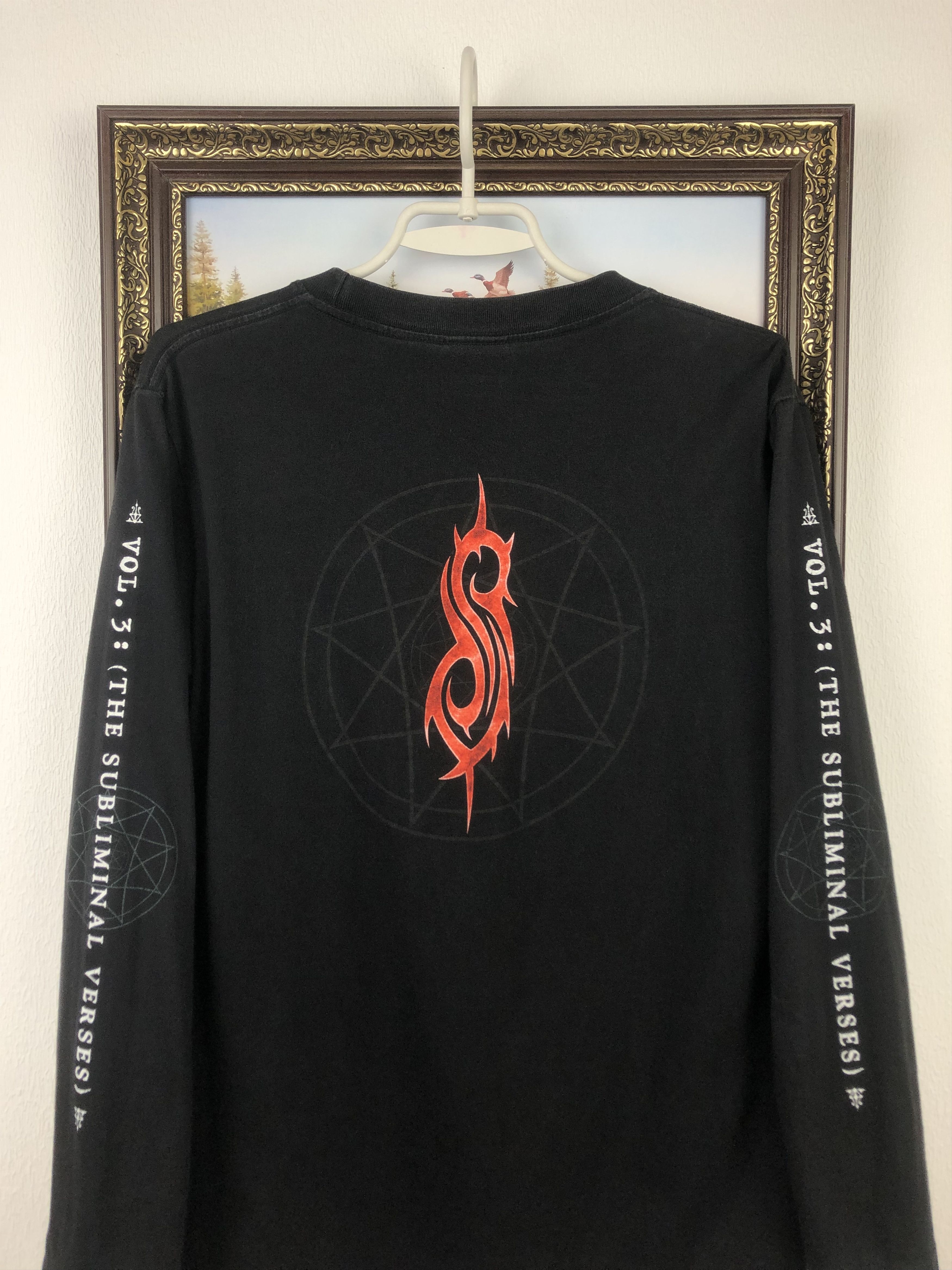 Band Tees Vintage Slipknot Over Print Band Shirt Long Sleeve Tee Iowa Size US S / EU 44-46 / 1 - 15 Thumbnail