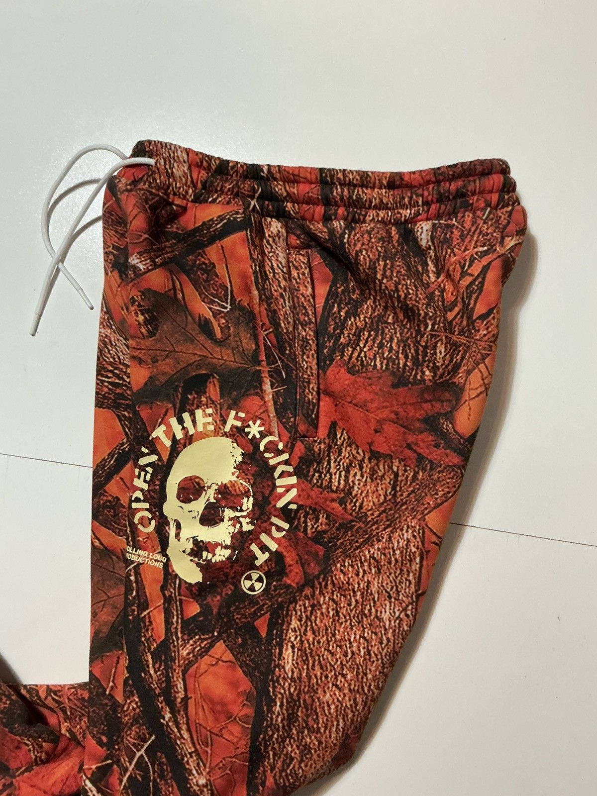 Rolling Loud Rolling Loud Open The Pit OG Skull Camo Jogger Sweatpants Size US 34 / EU 50 - 8 Thumbnail