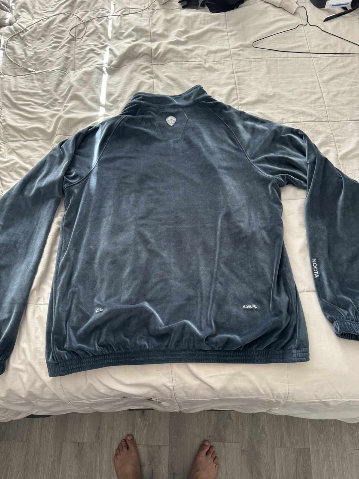Drake × NOCTA × Nike Nocta Nike Velour Zip Jacket Size US L / EU 52-54 / 3 - 7 Thumbnail