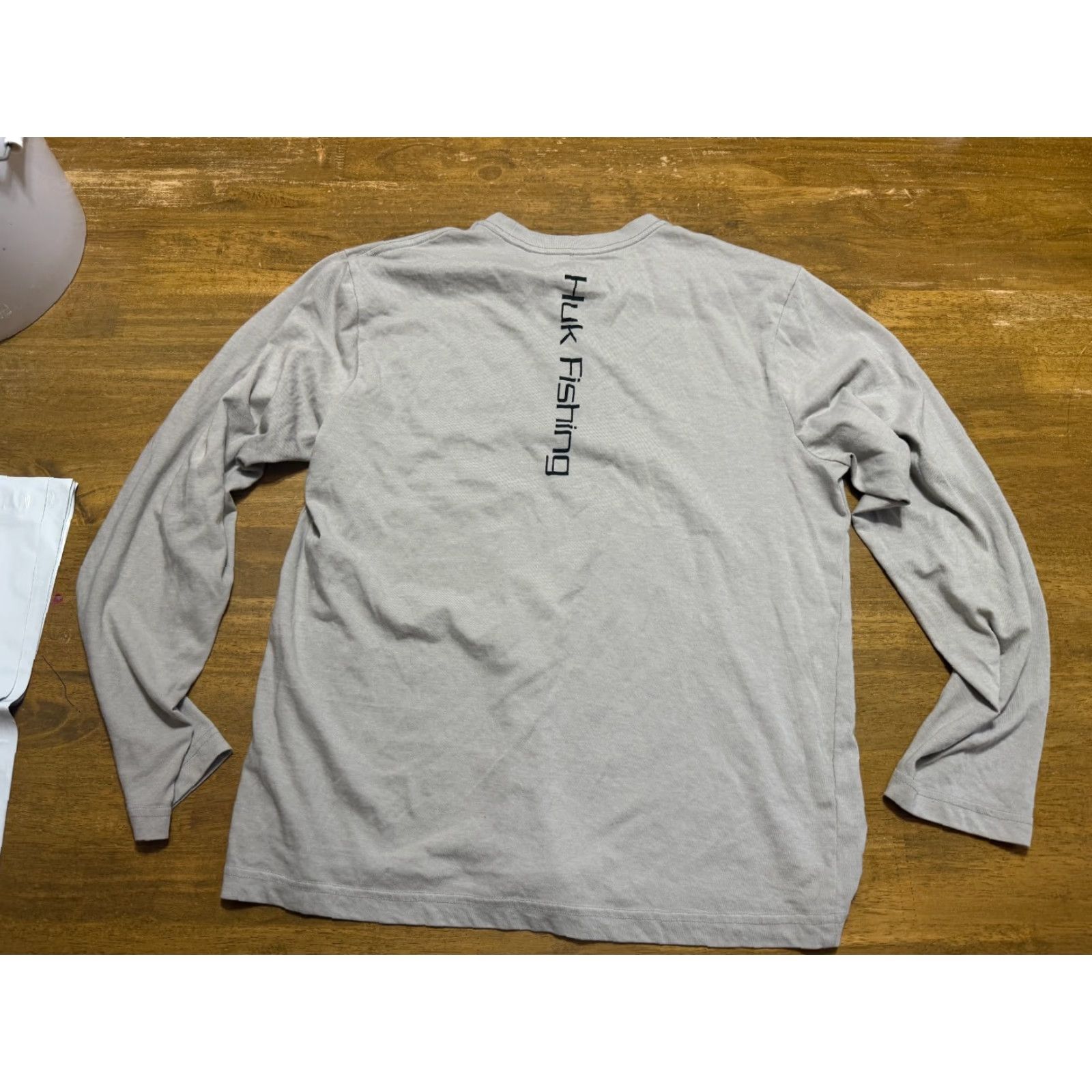 Vintage HUK Performance Shirt Men's Large Gray Black Fishing Long Sleeve Shirt Size US L / EU 52-54 / 3 - 2 Thumbnail