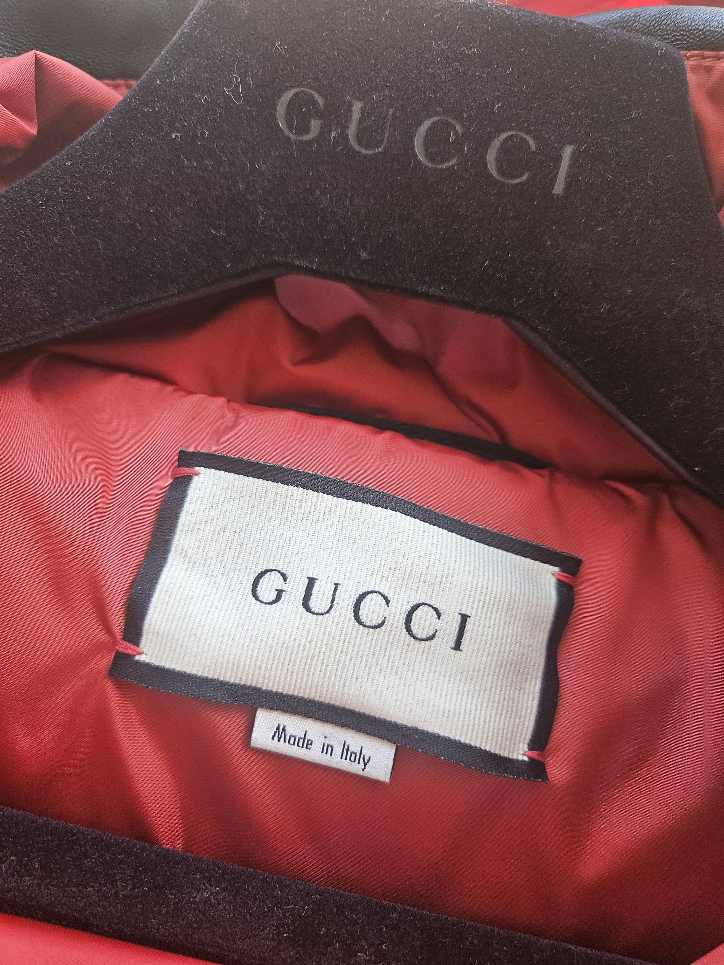 Gucci Gucci Lamb Leather GG Blade Windbreaker Jacket Size US L / EU 52-54 / 3 - 11 Thumbnail