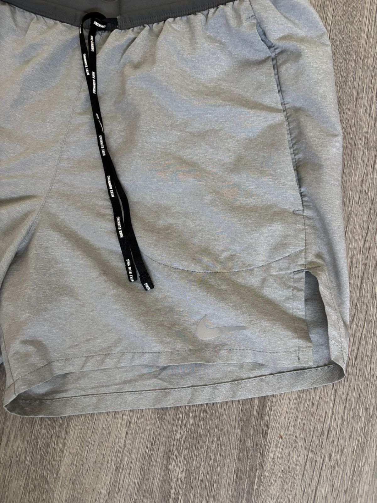 Nike Nike Dri-fit Grey Running Shorts Size US 28 / EU 44 - 2 Thumbnail