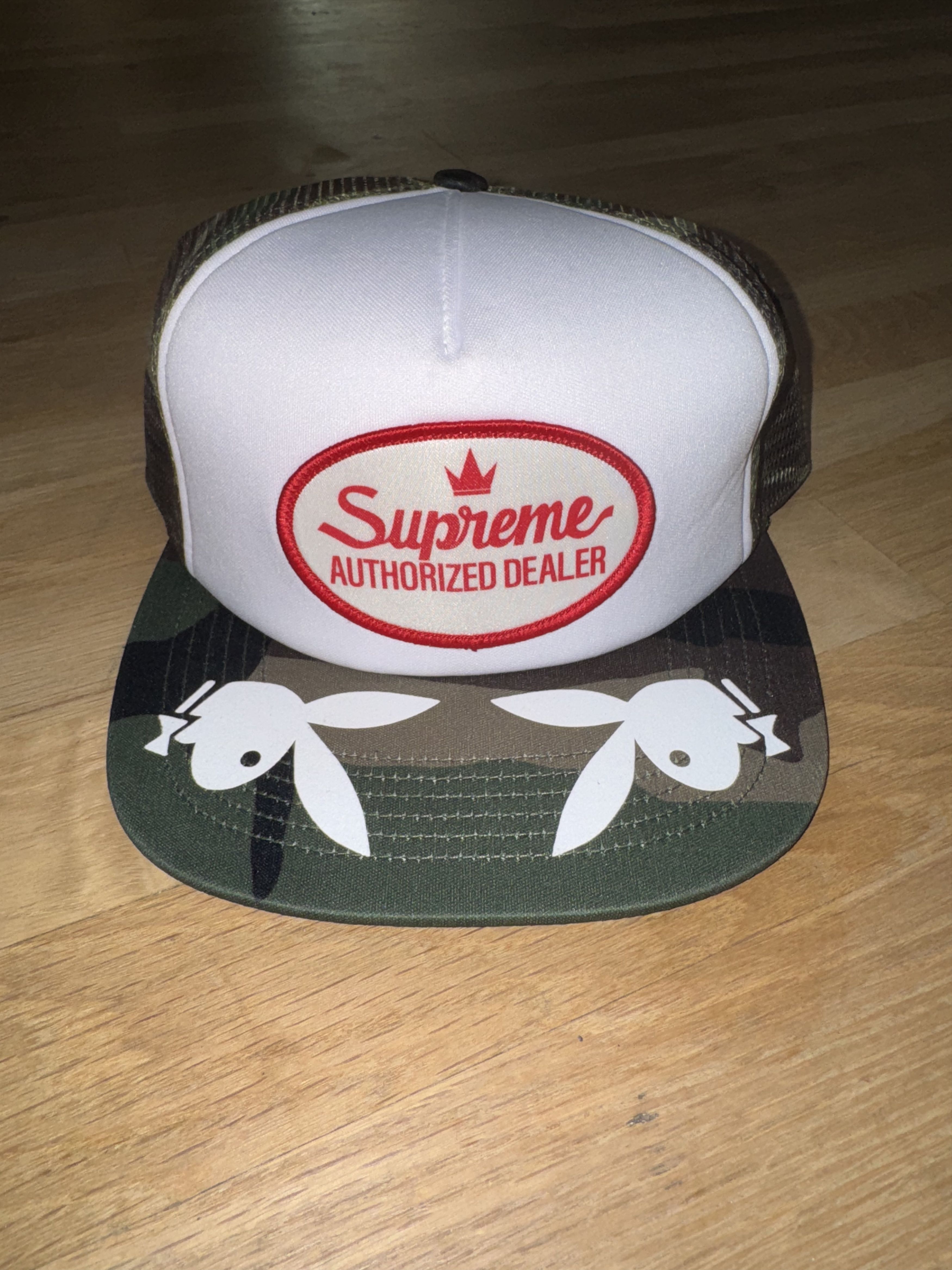 Supreme Supreme®/Playboy® Mesh Back 5-Panel Woodland Camo | Grailed