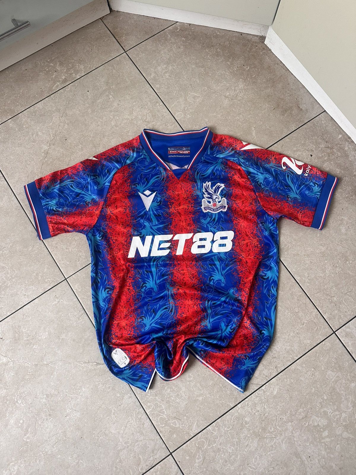 Vintage Crystal Palace Soccer Jersey Size US S / EU 44-46 / 1 - 1 Thumbnail