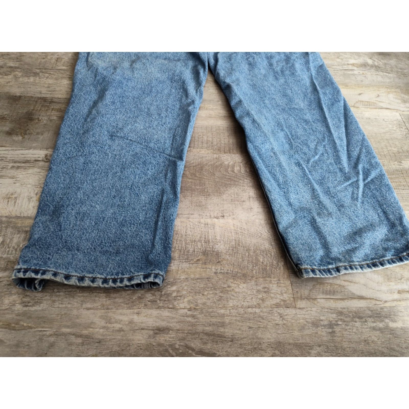 Tommy Hilfiger Vintage Tommy Hilfiger Denim Jeans Men 42x32 Wide Leg Flag Logo 90s Y2K Blue Size US 42 / EU 58 - 2 Thumbnail