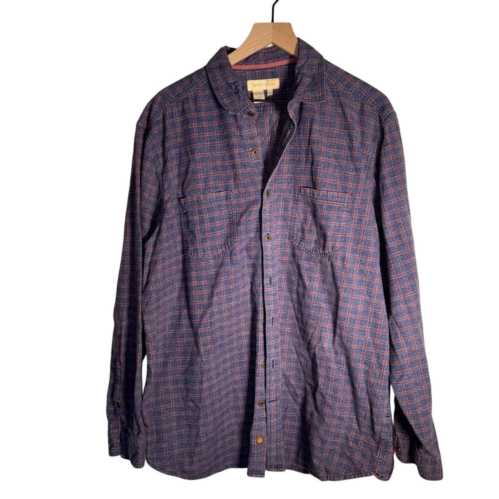 The Territory Ahead TERRITORY AHEAD cabincore coastal flannel ButtonUp Shirt XLT Size US XL / EU 56 / 4 - 1 Thumbnail