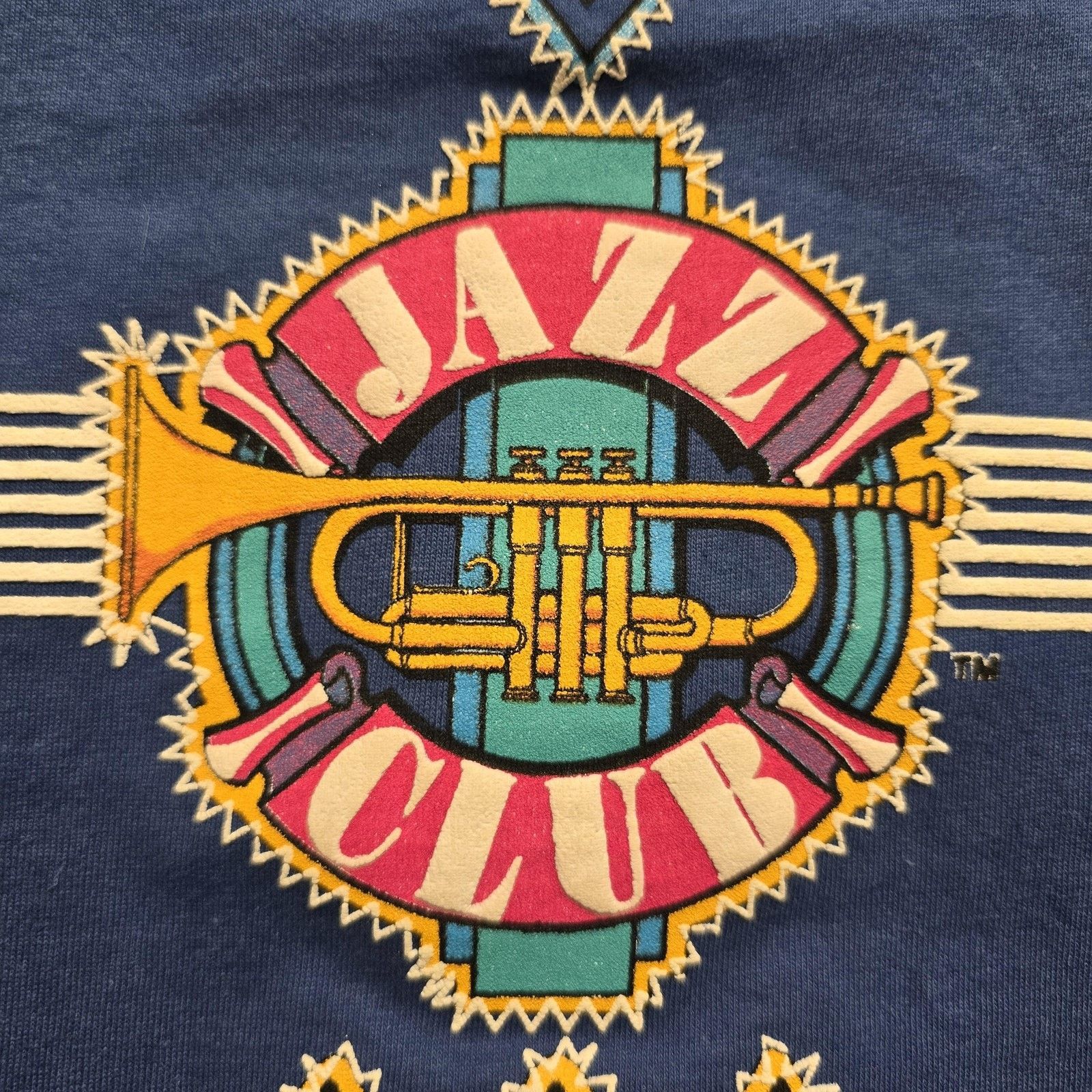 Vintage Vintage New Orleans Shirt Blue Jazz Club Bourbon Street 80s Size US L / EU 52-54 / 3 - 4 Thumbnail