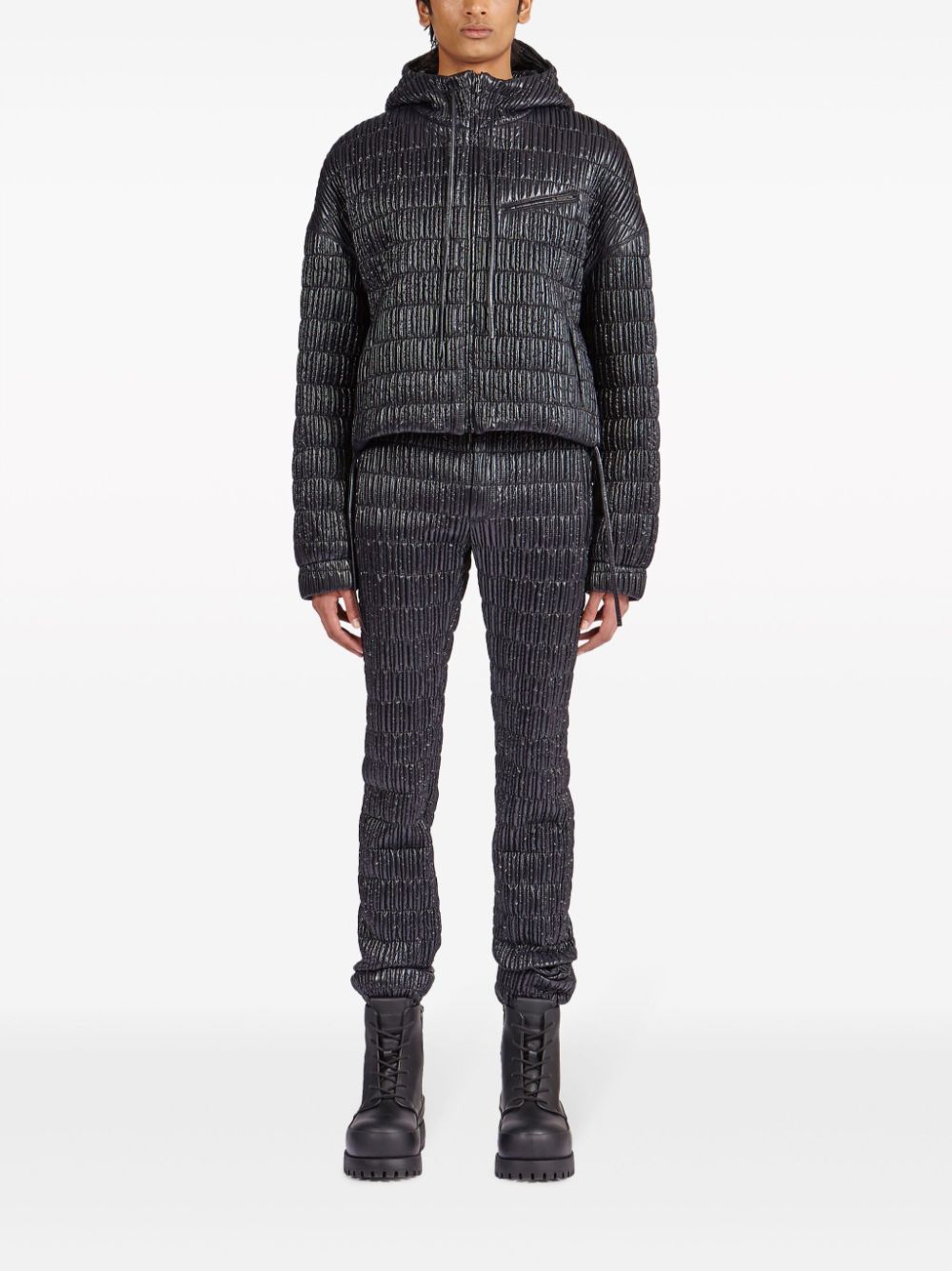 Salvatore Ferragamo o1s1rm1224 Jacket in Black Size US M / EU 48-50 / 2 - 2 Thumbnail