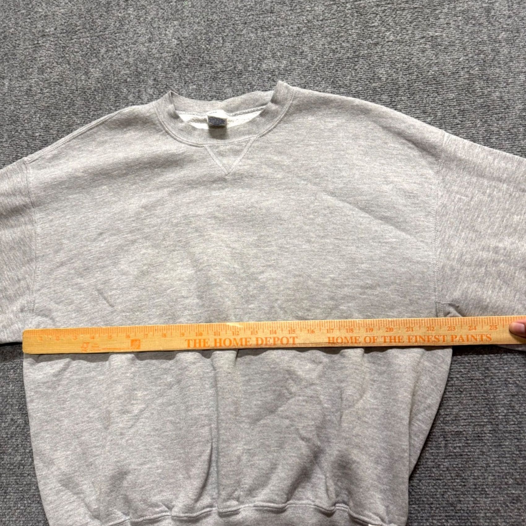 Vintage VINTAGE Russell Pullover Sweatshirt Mens XL Gray Cotton Made In Mexico 90s Crewneck Size US XL / EU 56 / 4 - 6 Thumbnail
