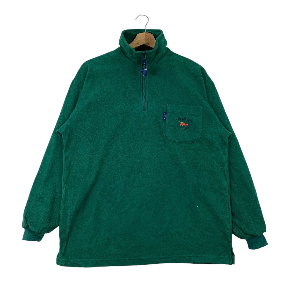 Japanese Brand SANTA BARBARA Yacht Club Outdoor Half Zipper Pullover Jumper Size US L / EU 52-54 / 3 - 1 Thumbnail
