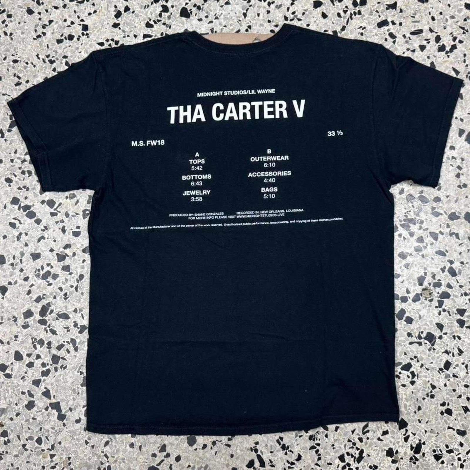Midnight Studios MIDNIGHT STUDIOS X LIL WAYNE X THA CARTER V “HI MOM” TEE: Size US L / EU 52-54 / 3 - 4 Thumbnail