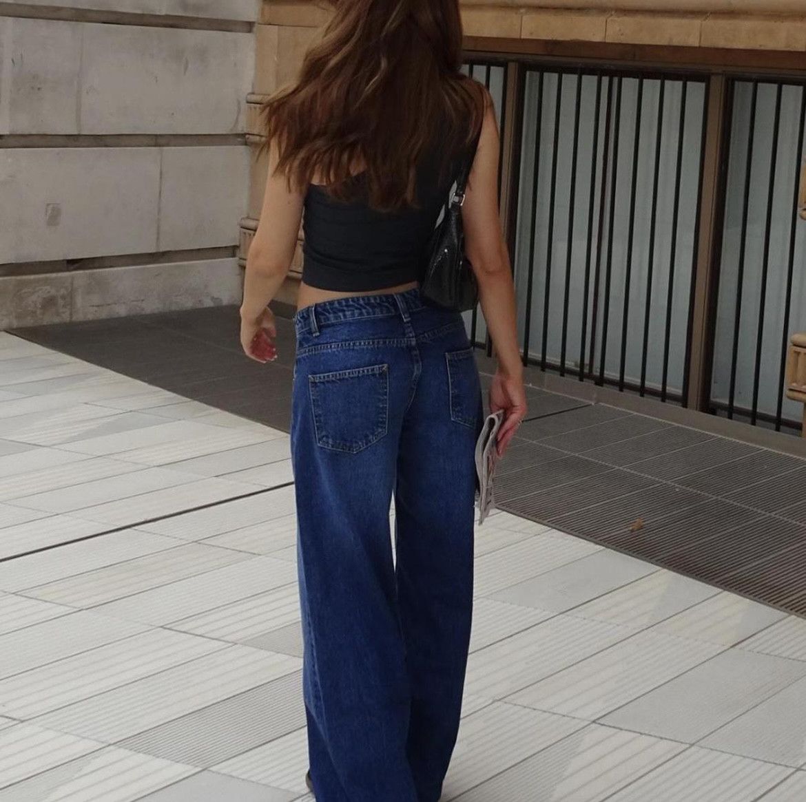 Other Motel Rocks Extra wide Low Rise Mid Blue Jeans Size 24" / US 00 / IT 34 - 2 Thumbnail