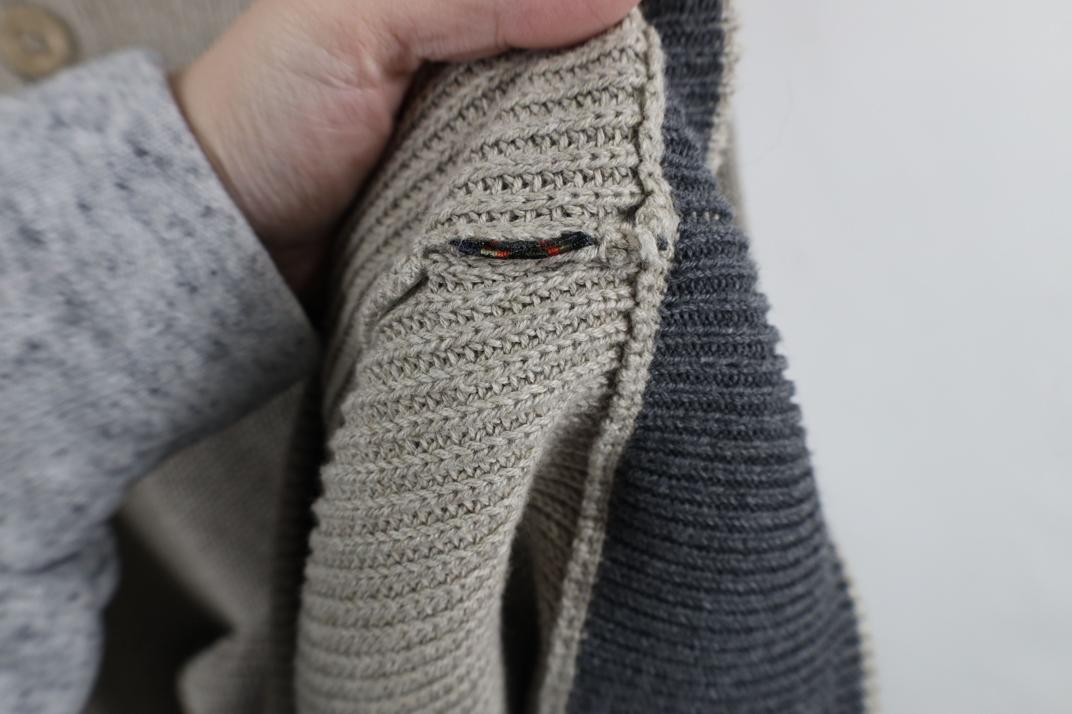 Eddie Bauer × Vintage Vintage Eddie Bauer Ribbed Knit Henley Sweater Beige Cotton Size US XL / EU 56 / 4 - 9 Thumbnail