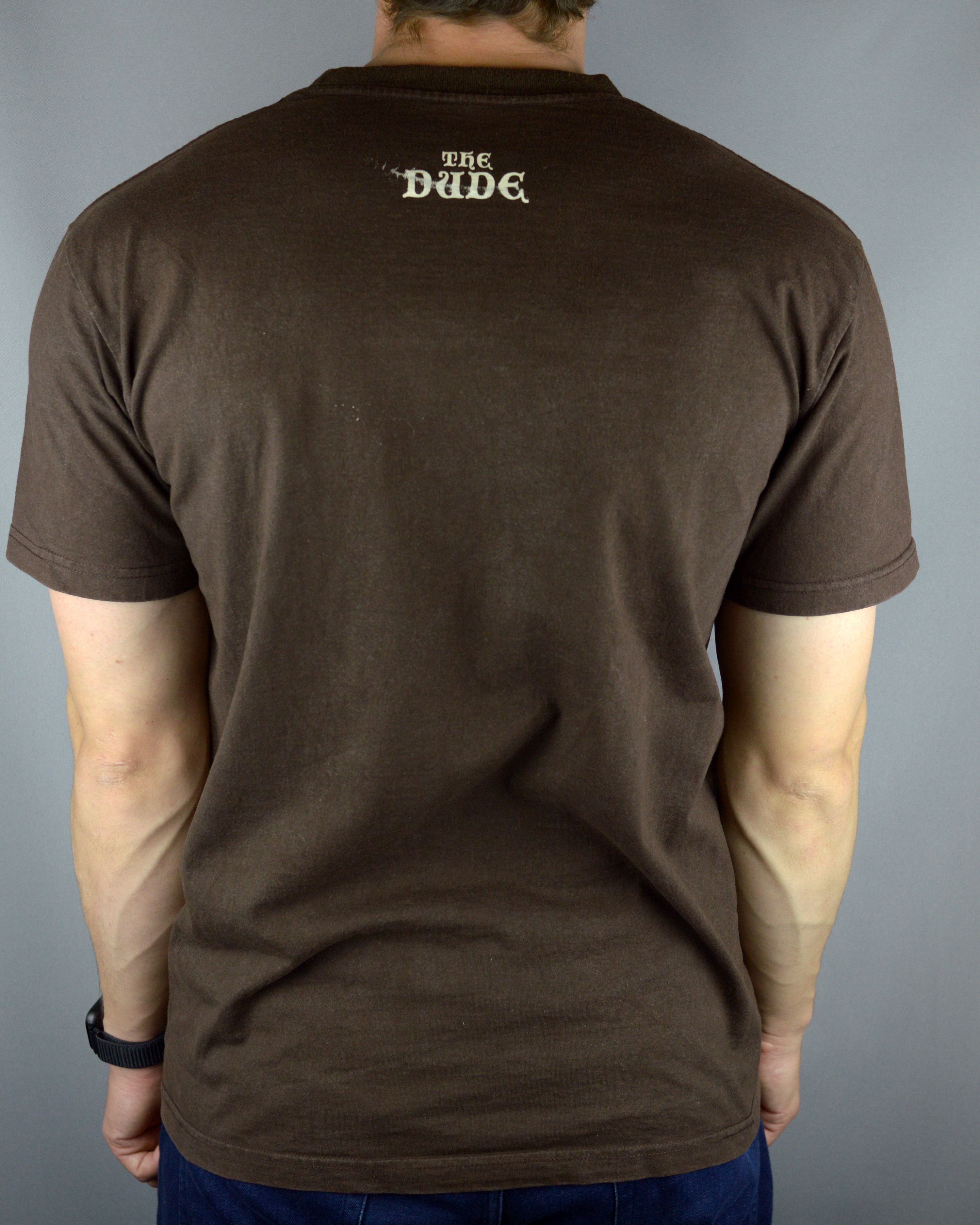 Vintage Vintage Big Lebowski The Dude Abides t shirt Size US L / EU 52-54 / 3 - 2 Thumbnail