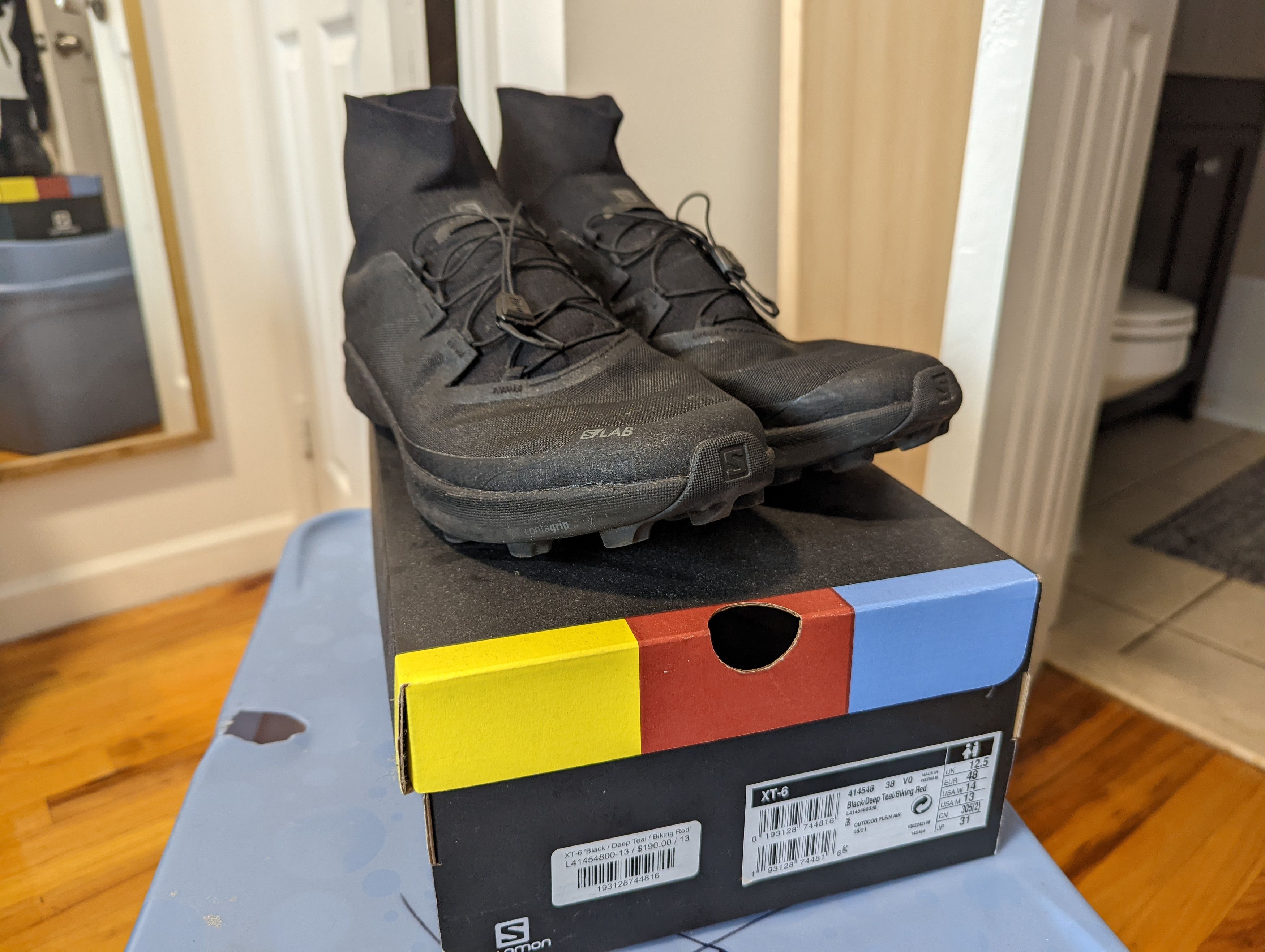 Salomon Salomon S/Lab Cross Running Black Size US 13 / EU 46 - 2 Thumbnail