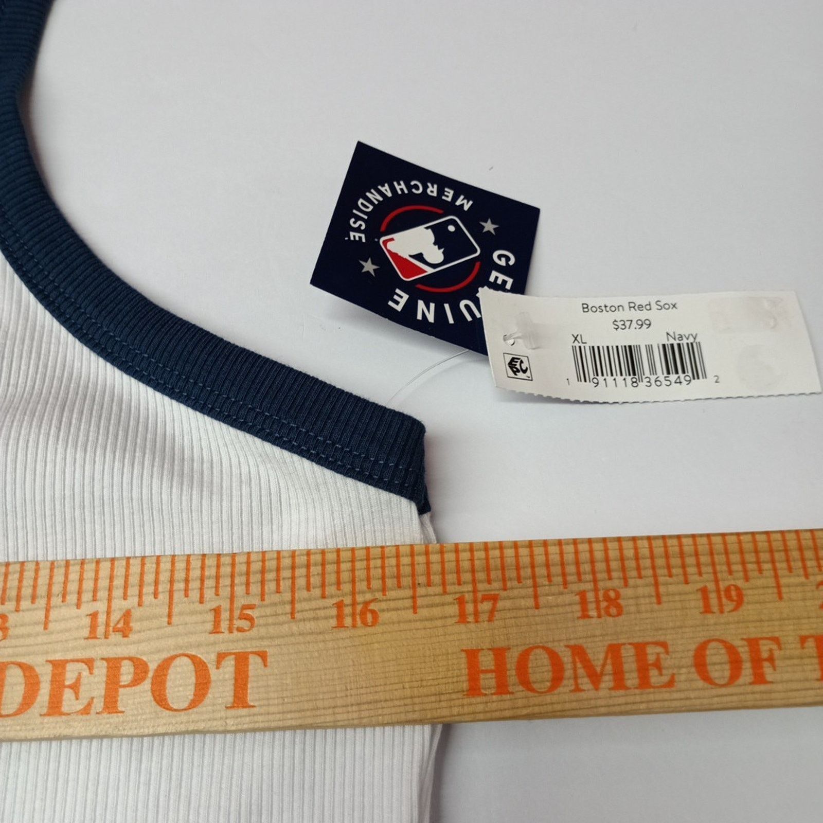 Other Boston Red Sox Ribbed Tank Top Women's Size XL White NWT Size XL / US 12-14 / IT 48-50 - 5 Thumbnail