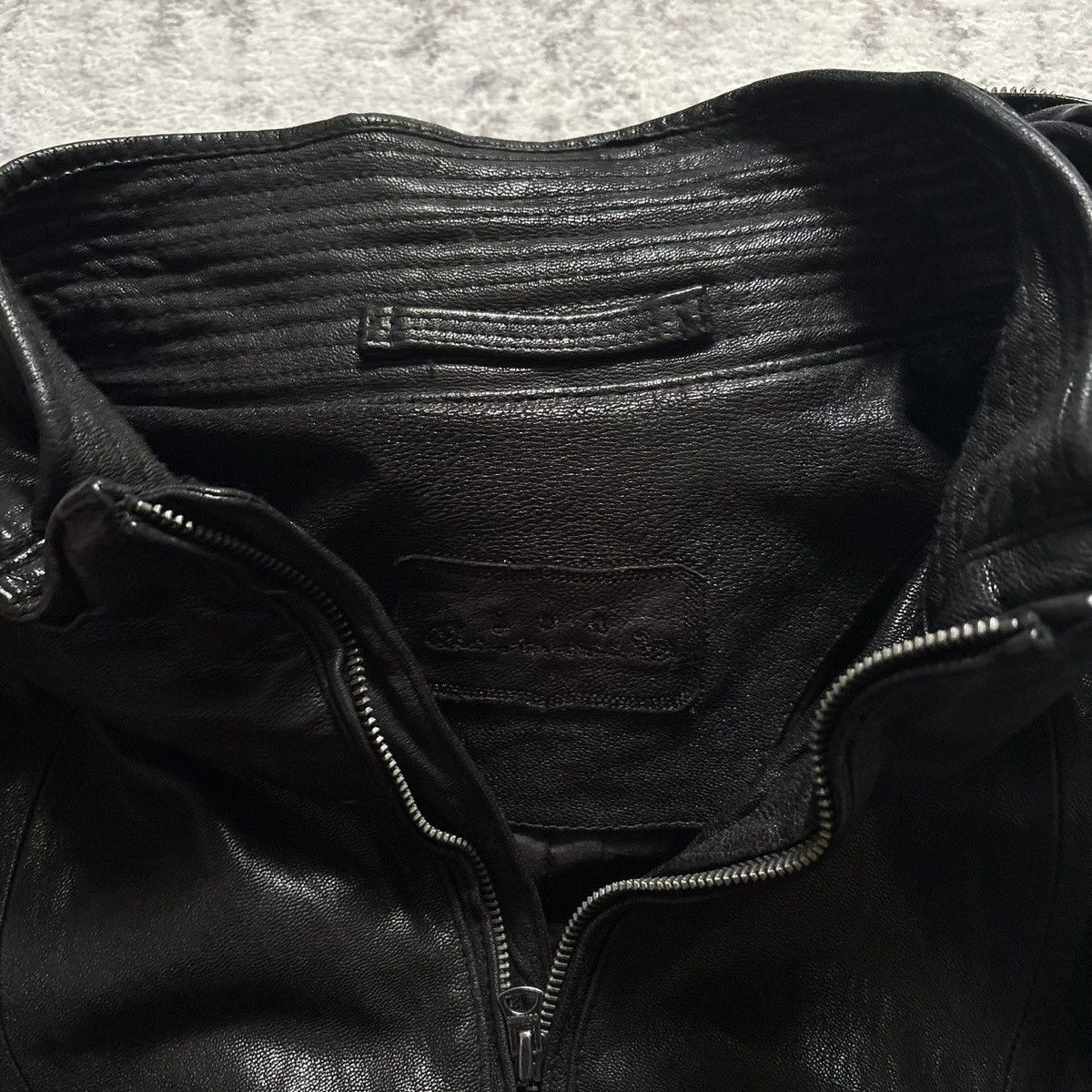 GOA GOA Bono Leather Jacket Black | Size Free Size US XS / EU 42 / 0 - 4 Thumbnail