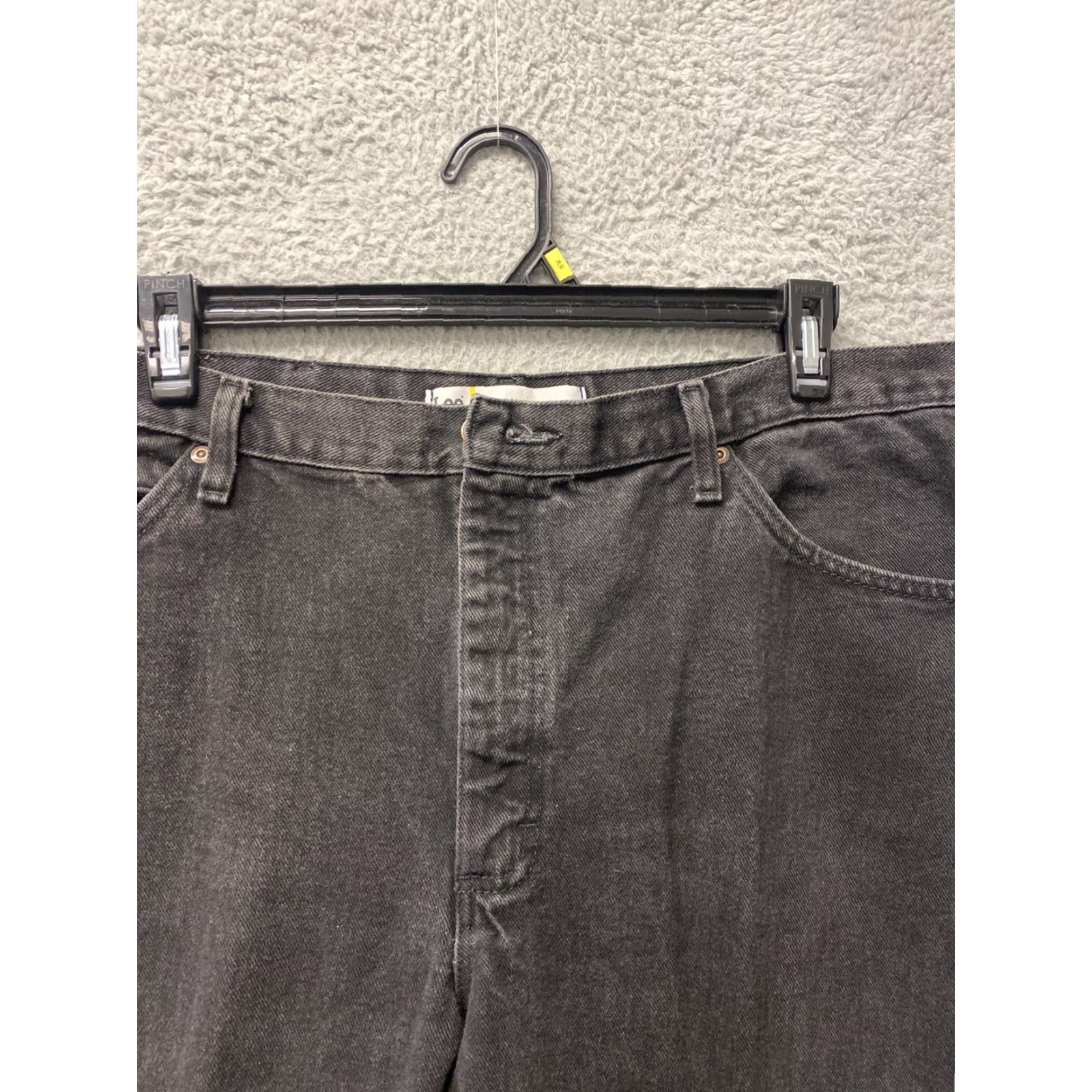 Lee Lee Jeans Motorcycle Pants Safety Gear Sz 42X30/ 101-49 Jeans Regular 42 Faded Black Biker Motorcycle Mens Womens Unisex 5-Pocket Denim Cotton Size 28" / US 6 / IT 42 - 2 Thumbnail