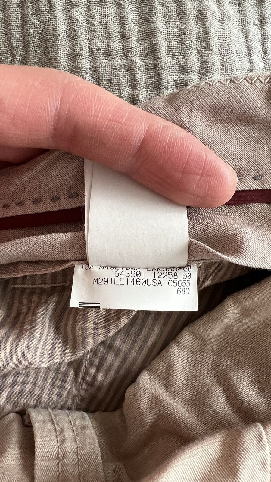 Brunello Cucinelli Brunello Cucinelli Linen Cotton Cargo Utility Pants Trousers Size US 30 / EU 46 - 6 Thumbnail