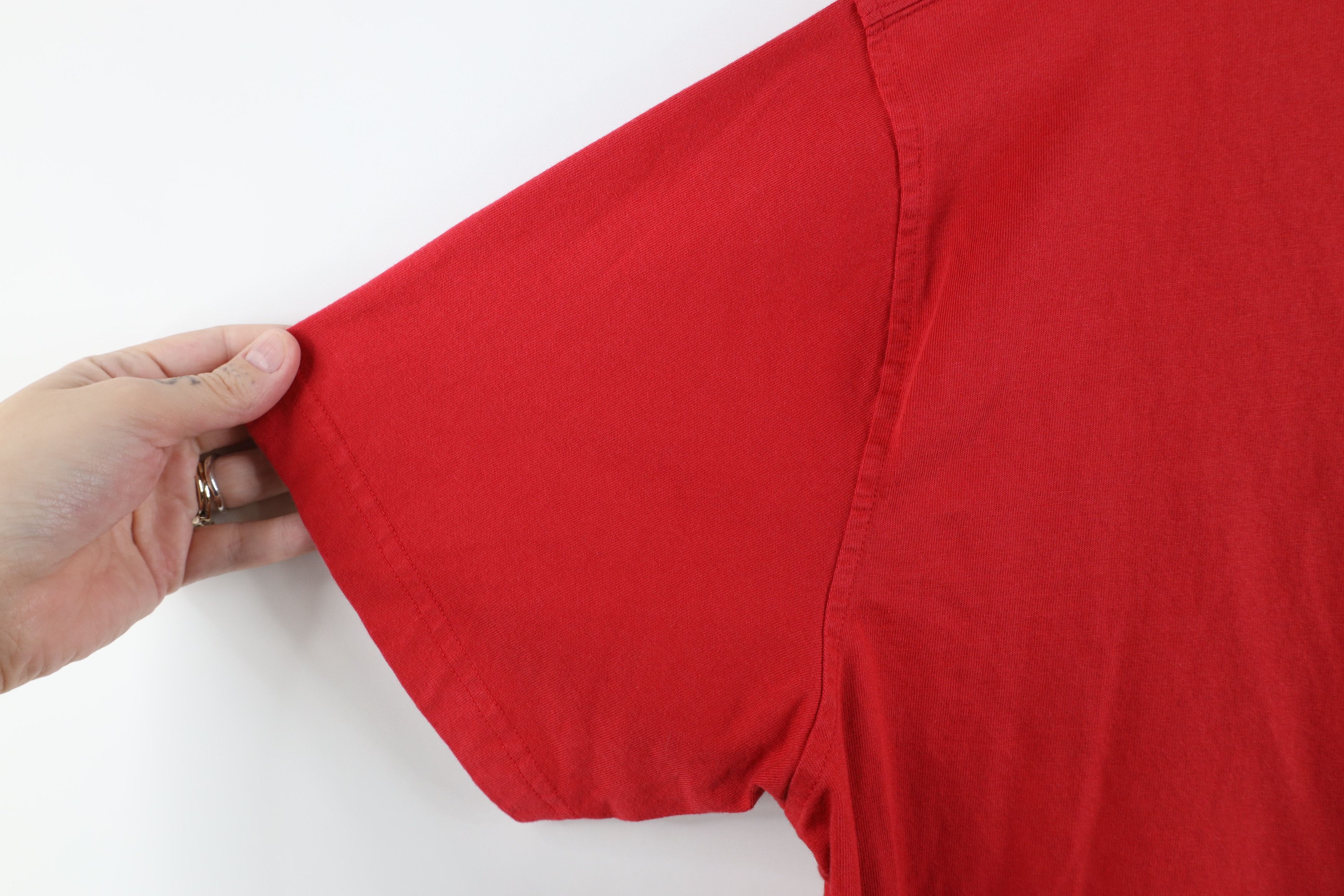 Brooks Brothers Vintage 90s Brooks Brothers Short Sleeve T-Shirt Red Cotton Size US L / EU 52-54 / 3 - 7 Thumbnail