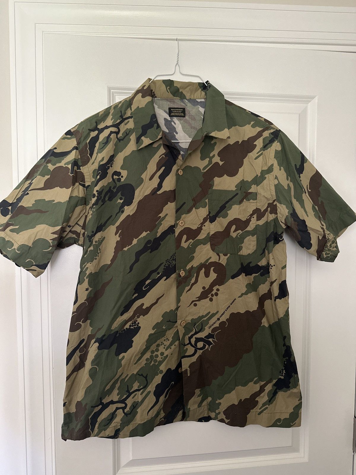 Maharishi Maharishi Bonsai Short Sleeve Shirt Size US XL / EU 56 / 4 - 1 Thumbnail