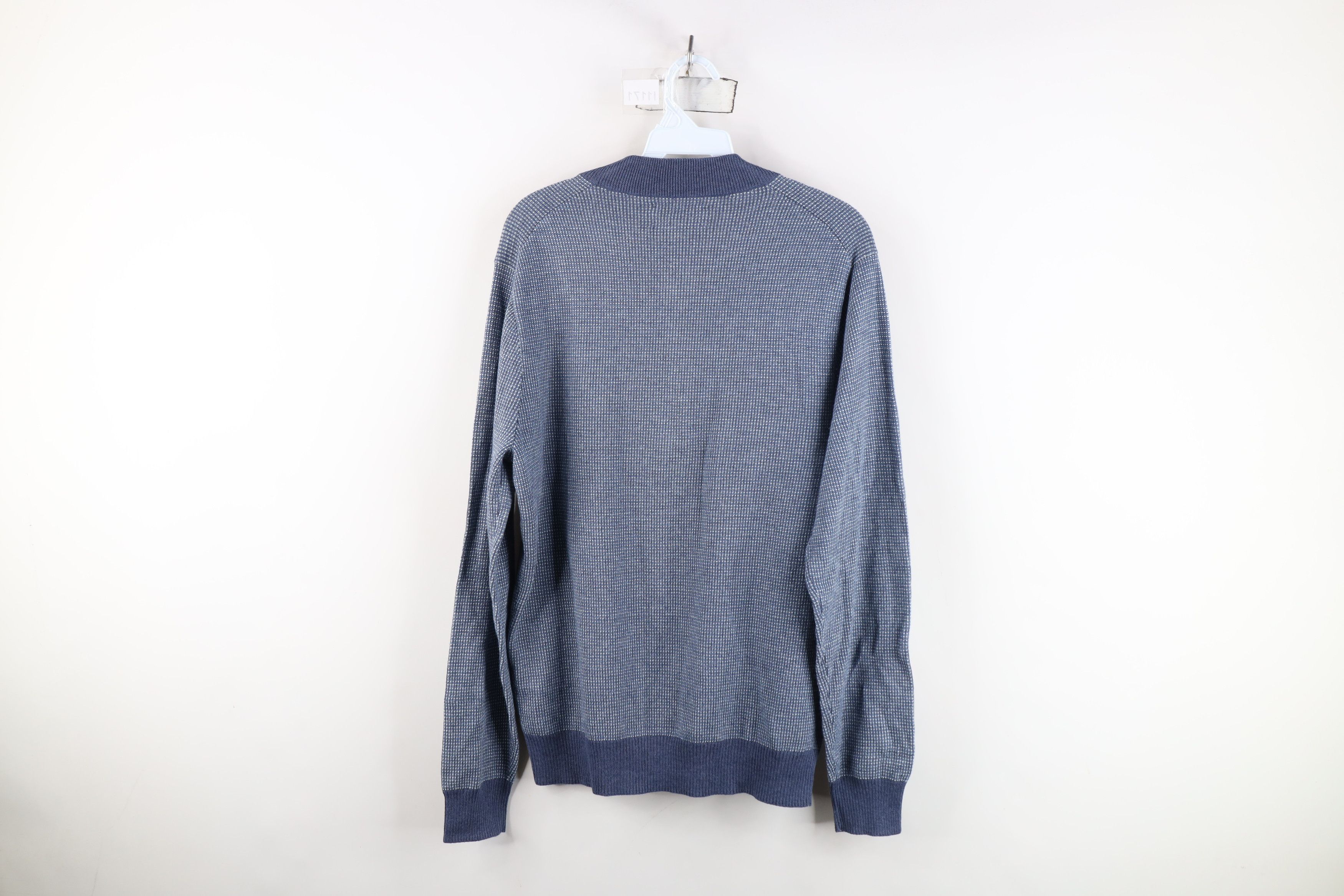 Bonobos Bonobos Thermal Knit Half Zip Pullover Sweater Blue Size US S / EU 44-46 / 1 - 10 Thumbnail