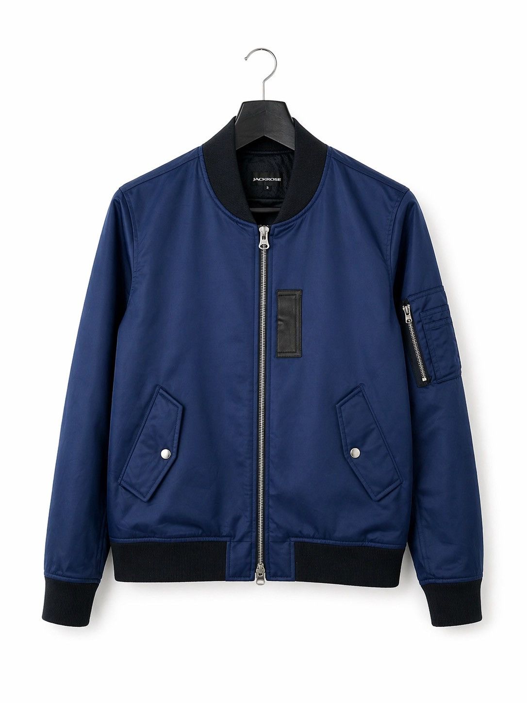 JACKROSE Jackrose Blue MA-1 Bomber Minimal Flight Jacket Size US M / EU 48-50 / 2 - 1 Thumbnail