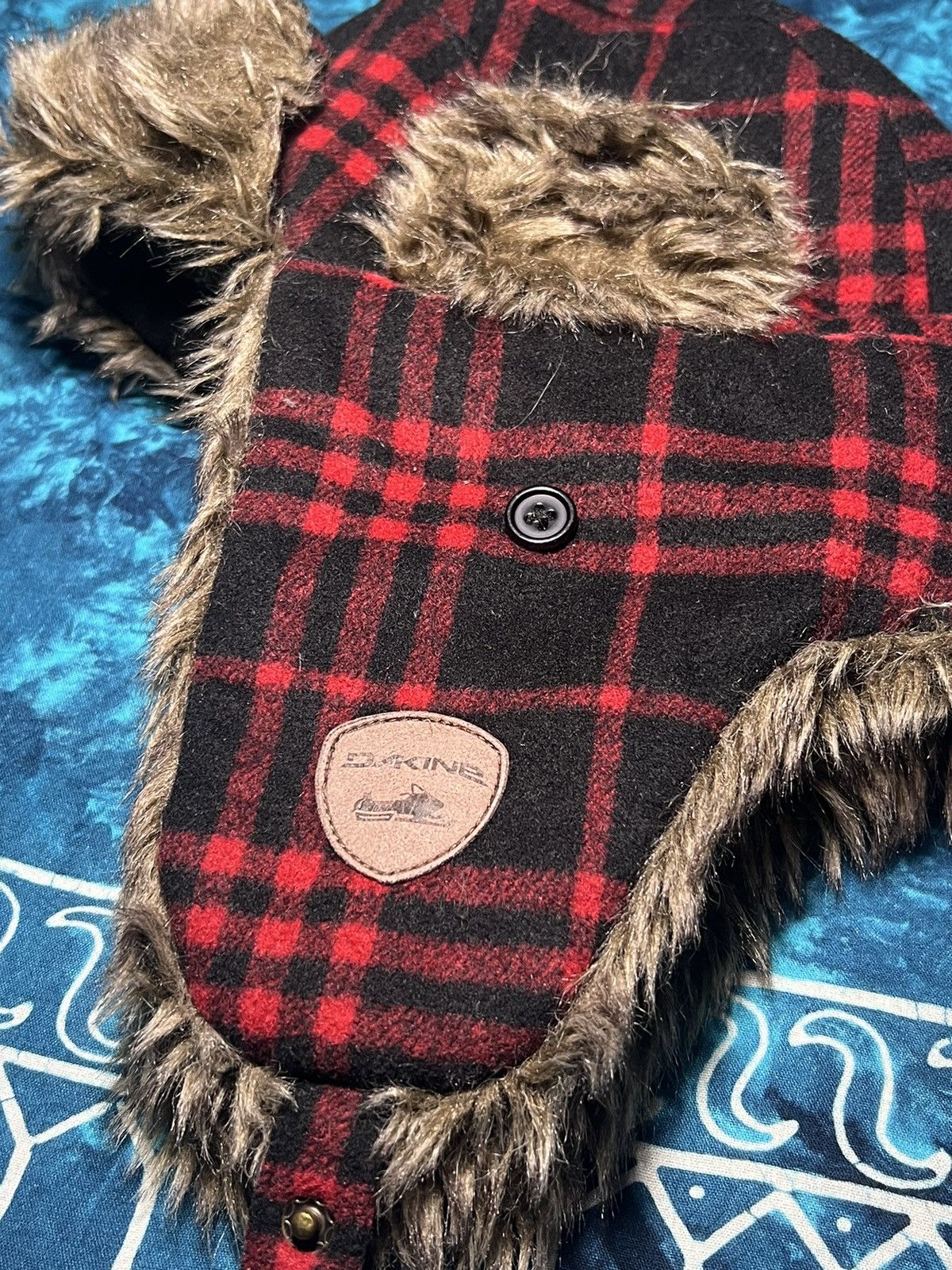 Japanese Brand Vitnage Y2K Dakine ushanka hat beanie street style Size ONE SIZE - 4 Thumbnail