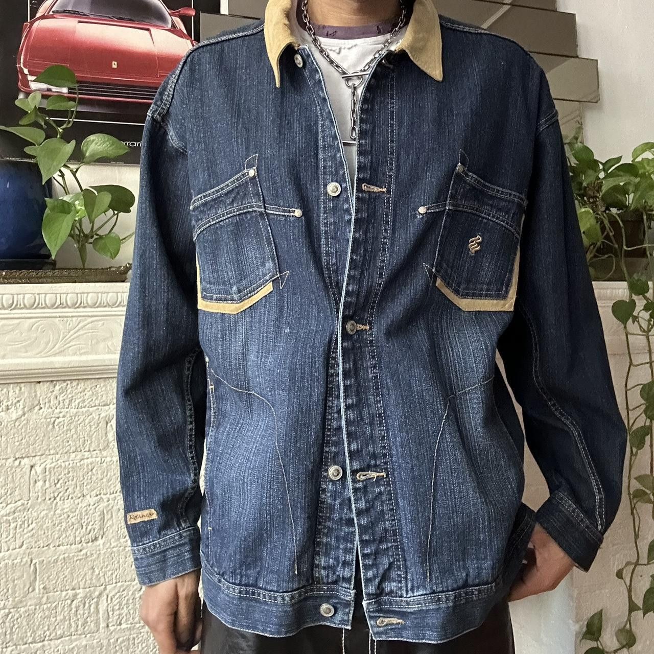 Phat Farm VINTAGE PHAT FARM BLUE OVERSIZED DENIM JACKET_ XXL Size US XXL / EU 58 / 5 - 7 Thumbnail