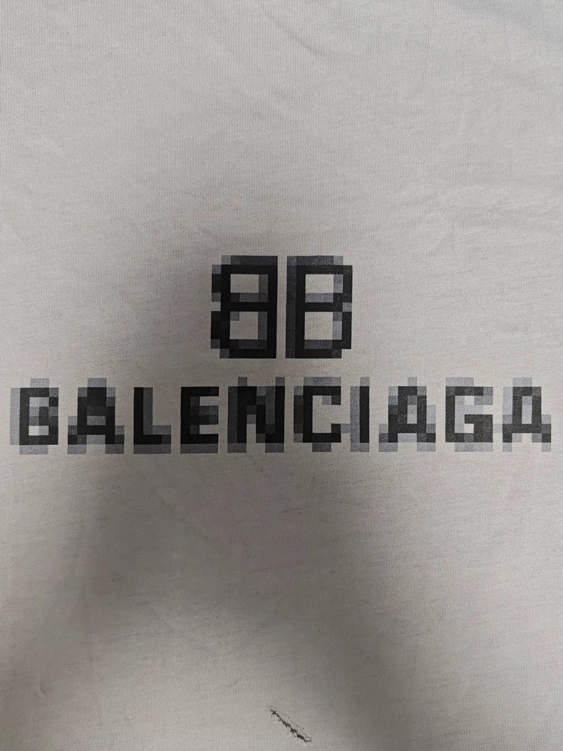 Balenciaga Balenciaga 22ss Blur Mosaic Logo Do Old Destruction Short S Size US M / EU 48-50 / 2 - 3 Thumbnail