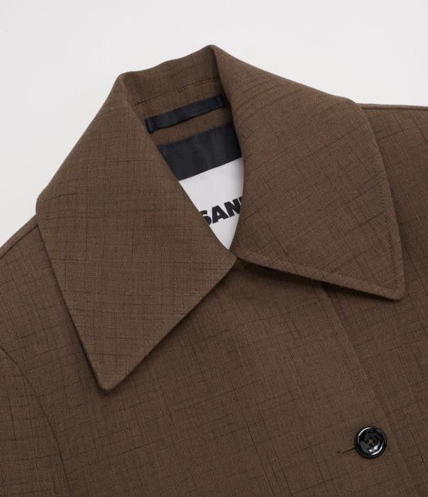 Jil Sander o1w1db10825 Coat in Brown Size S / US 4 / IT 40 - 3 Thumbnail