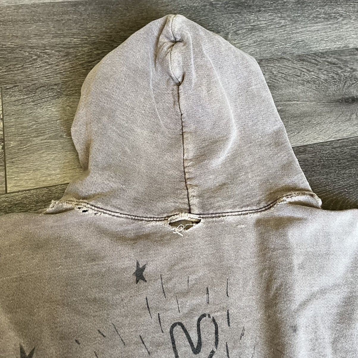 Kentucky Boy Tyler Kentucky Boy Tyler KBT Folk Denim Distressed Washed Hoodie Size US XL / EU 56 / 4 - 4 Thumbnail