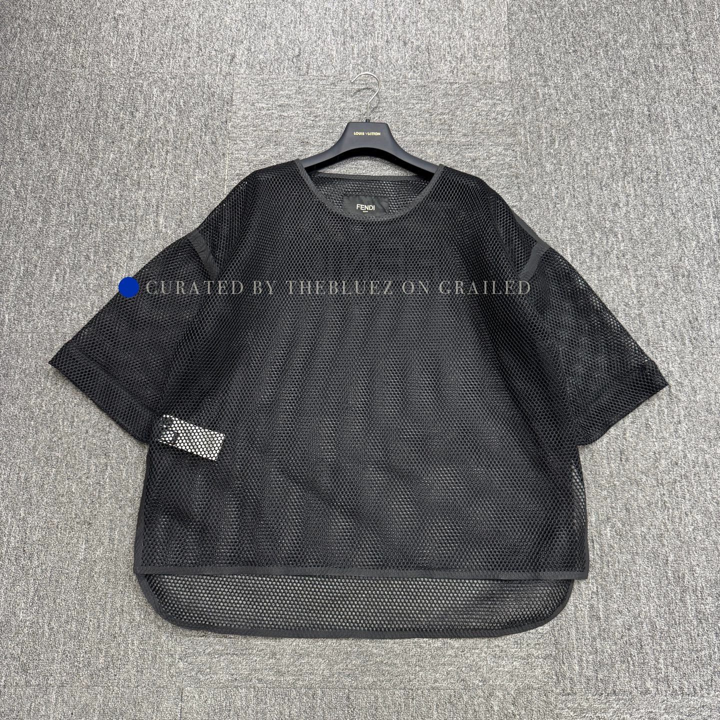 Fendi Black Cutout Short Sleeve T-Shirt Size US M / EU 48-50 / 2 - 1 Thumbnail