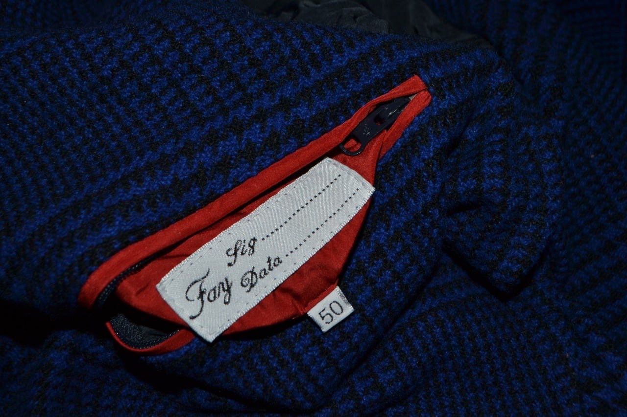 Fay Fay Milano Blazer Jacket 100% Lana wool blue 4OR (Eu 50) Size 40R - 14 Thumbnail