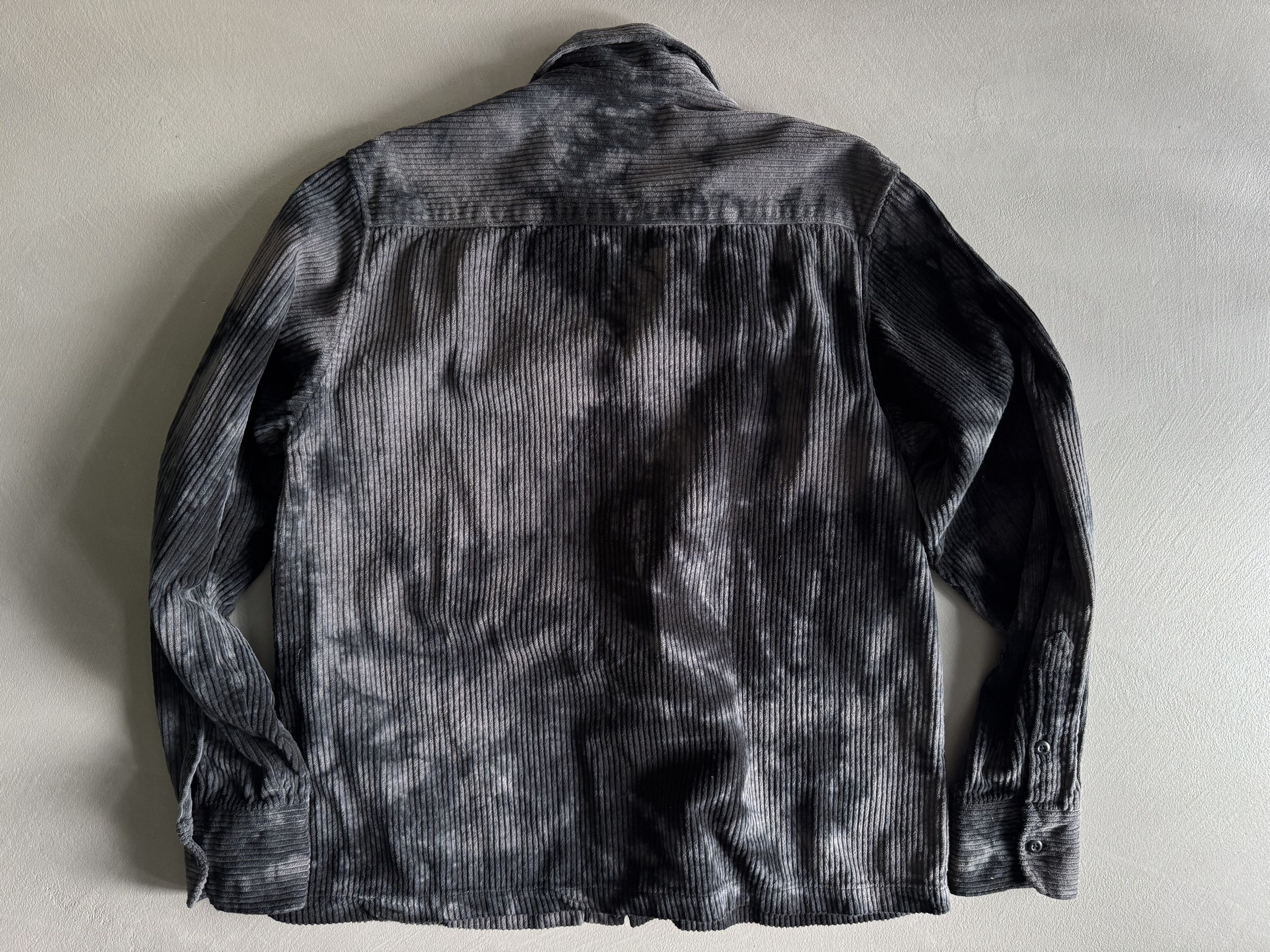 Aries Aries Corduroy Tie Dye Shirt, Grey / Black Size US XL / EU 56 / 4 - 5 Thumbnail