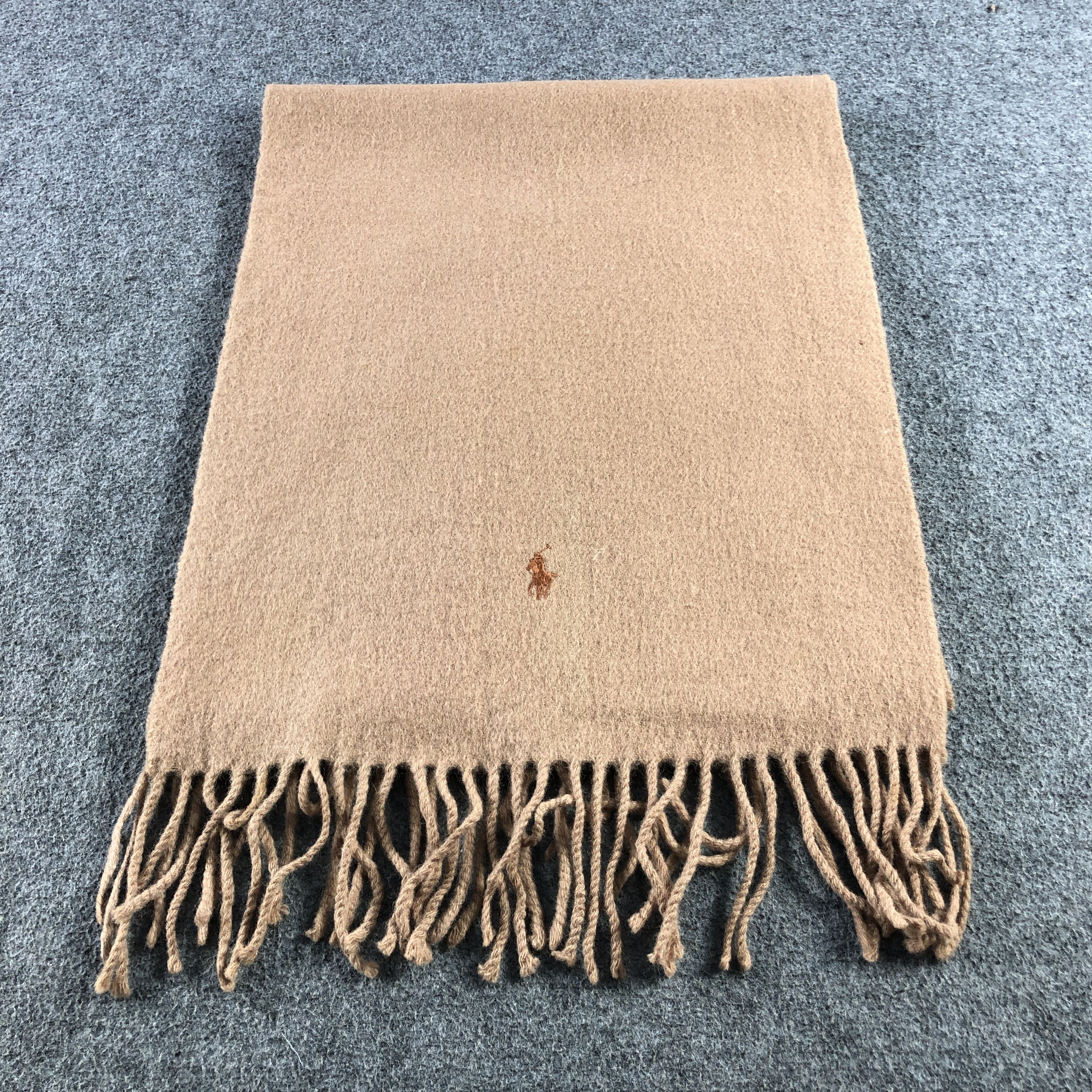 Polo Ralph Lauren Polo Ralph Lauren Wool Scarf Muffler V2936 Size ONE SIZE - 2 Thumbnail