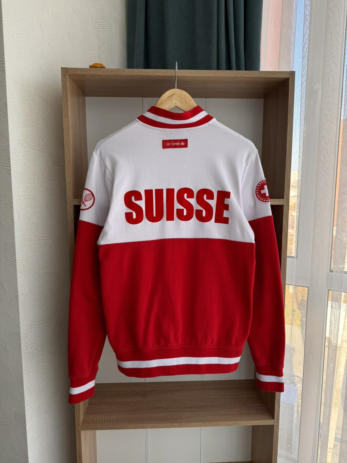 Vintage Vintage Suisse Tennis Roger Federer RF National Zip Hoodie Size US S / EU 44-46 / 1 - 2 Thumbnail