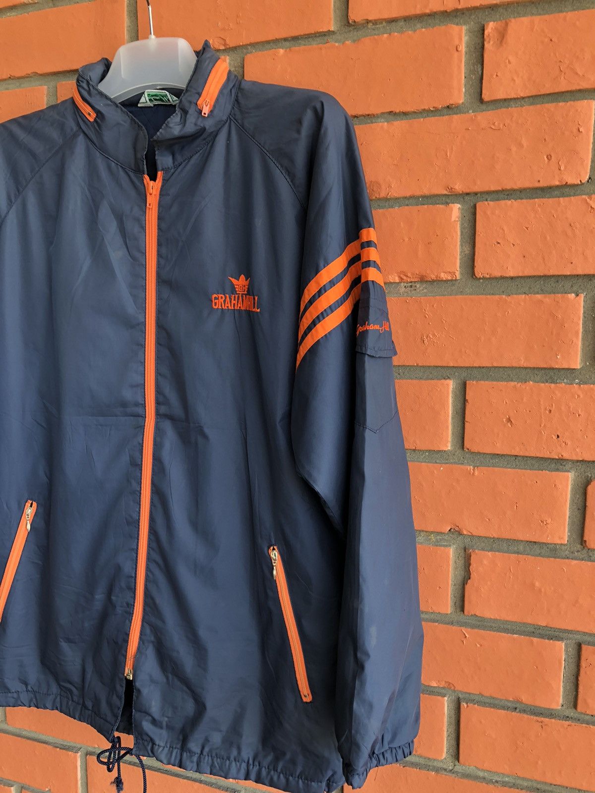Japanese Brand × Vintage vintage y2k graham hill three line stripe hoodie Size US M / EU 48-50 / 2 - 2 Thumbnail