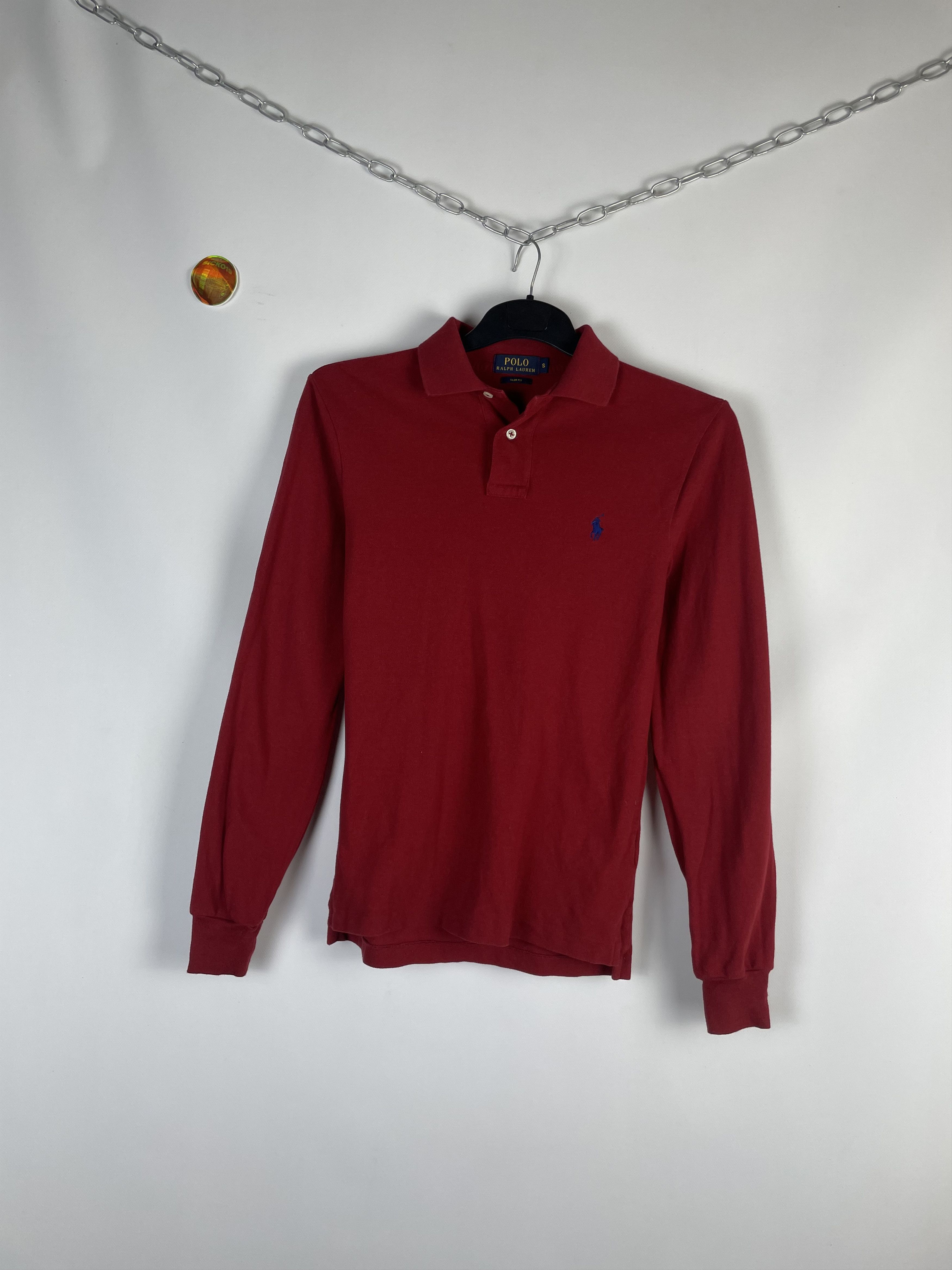 Polo Ralph Lauren Mens Polo Rugby Sweatshirt Ralph Lauren Vintage Size US S / EU 44-46 / 1 - 2 Thumbnail