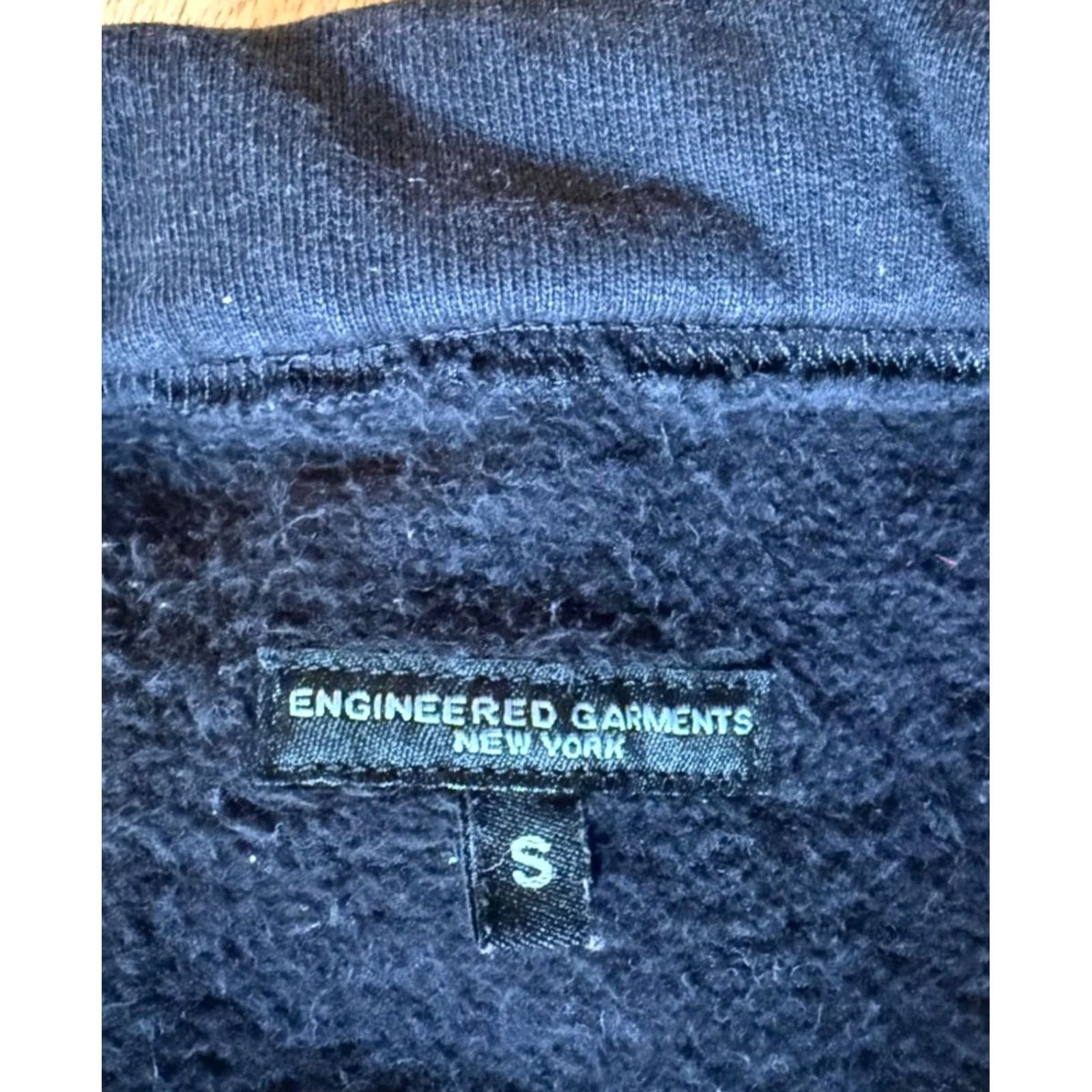 Engineered Garments Engineered Garments Men's Cotton Button Front Shawl Collar Jacket - Small - Black - Knit - Button - Regular Fit Size US S / EU 44-46 / 1 - 6 Thumbnail