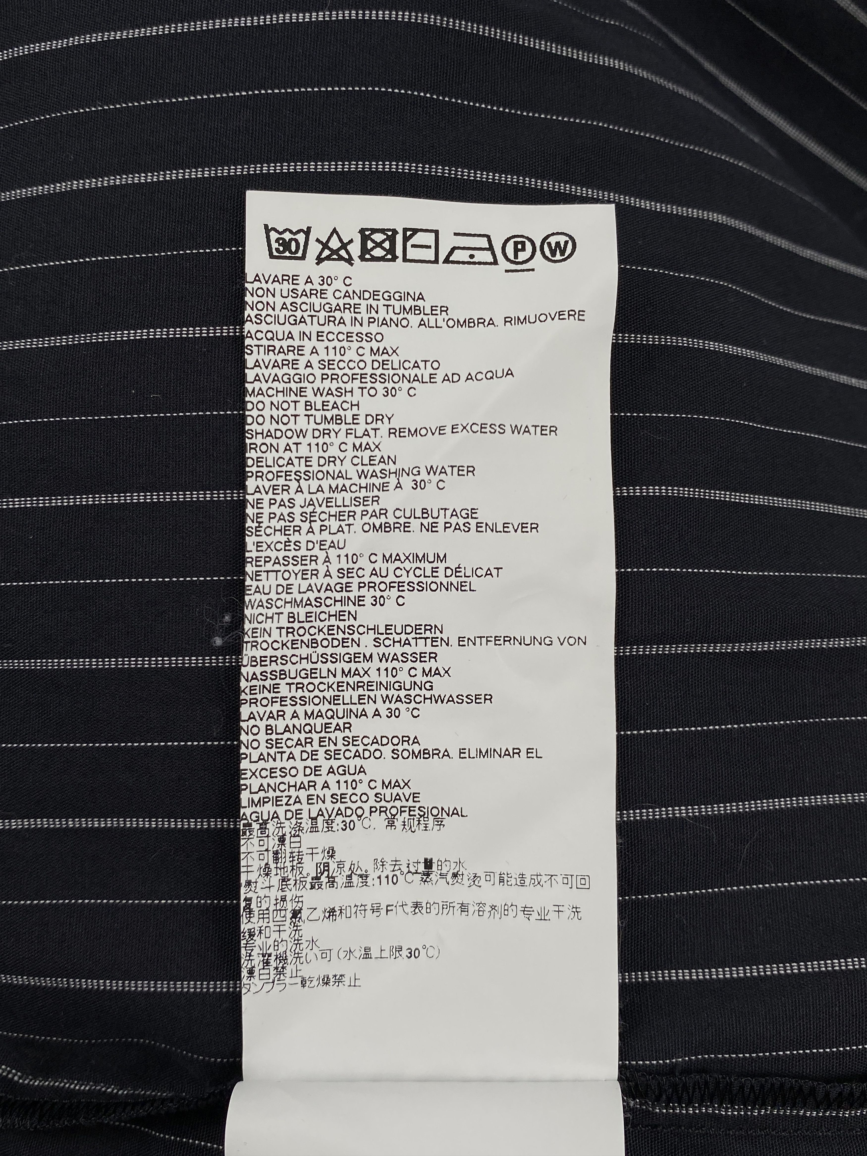 Maison Margiela MM6 Striped Wrap Shirt Size M / US 6-8 / IT 42-44 - 14 Thumbnail