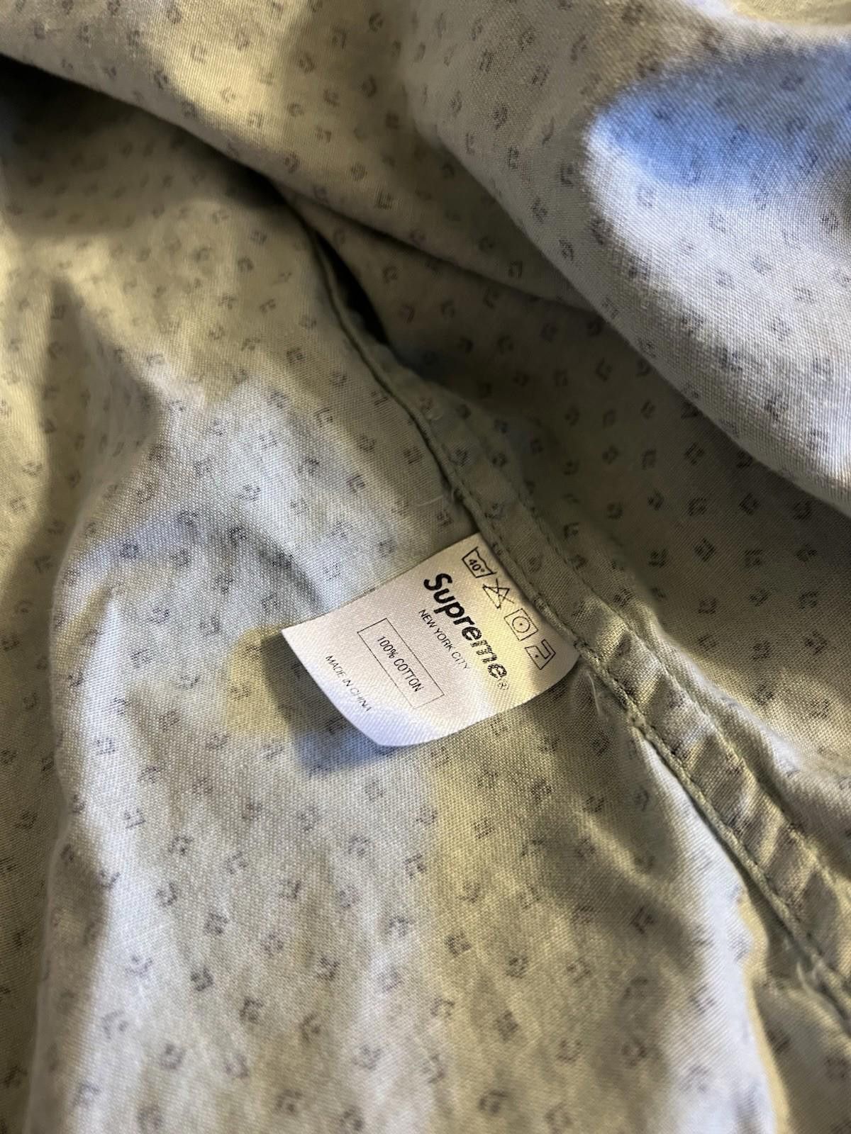 Supreme Pre-Owned SUPREME L/S COTTON SHIRT GREEN M Size US L / EU 52-54 / 3 - 6 Thumbnail
