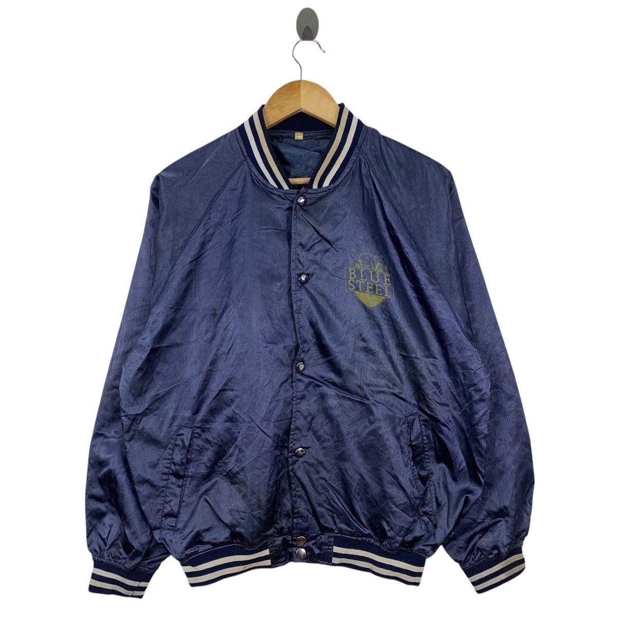 Vintage Vintage 90s BLUE STEEL Jamie Lee Curtis Movie Bomber Jacket Size US XL / EU 56 / 4 - 3 Thumbnail
