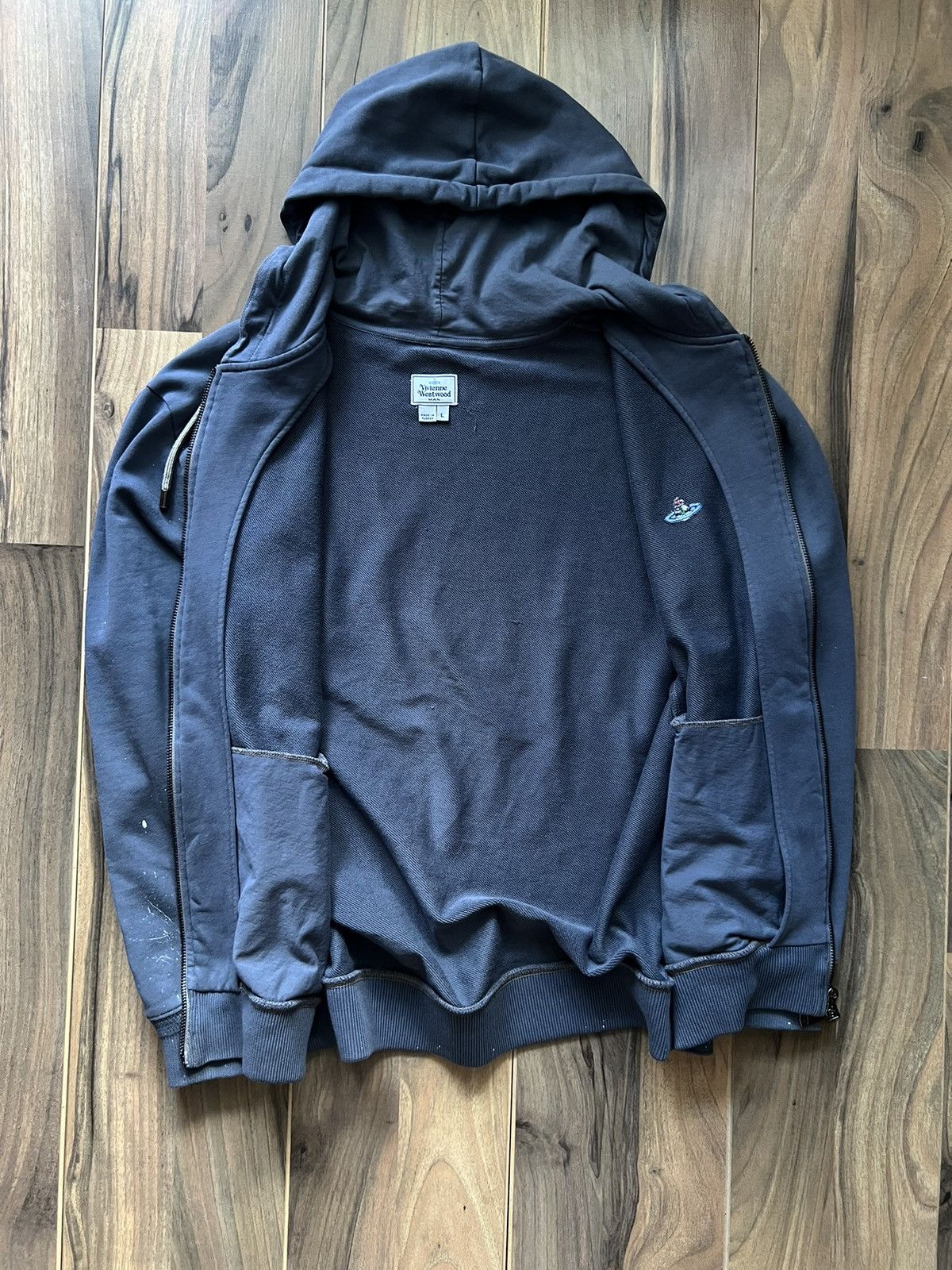 Vivienne Westwood Vivienne Westwood Custom Hoodie Zip Sweatshirt Size US L / EU 52-54 / 3 - 8 Thumbnail