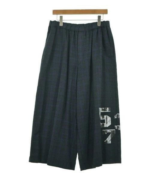 Comme des Garcons Black Cropped Printed Check Wool Pants Size US 31 - 1 Thumbnail