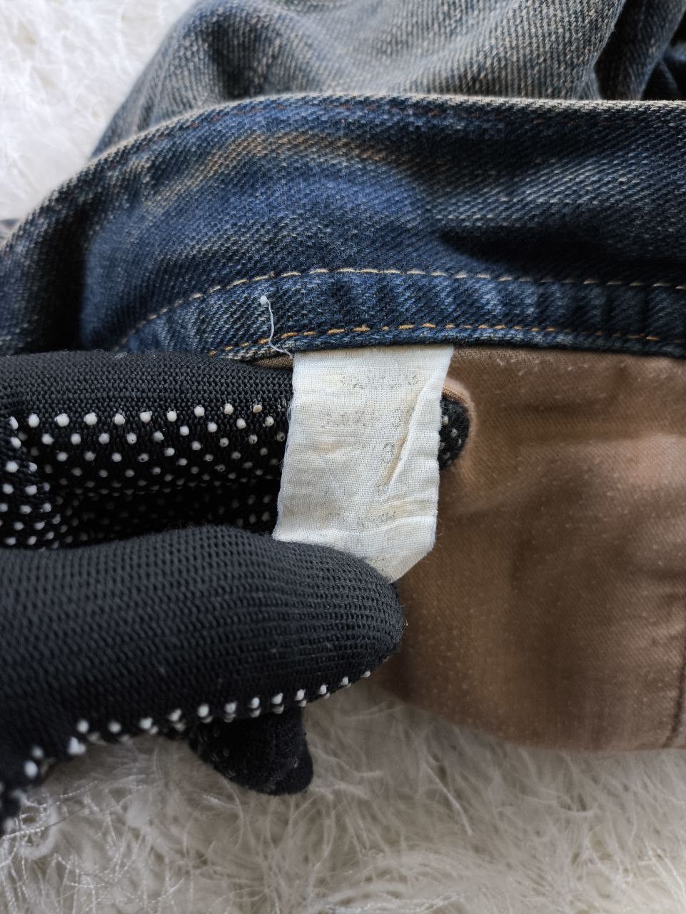 Big John GL HEART by Big John Flared Faded Gold Clawmark Denim Jeans Size US 36 / EU 52 - 13 Thumbnail