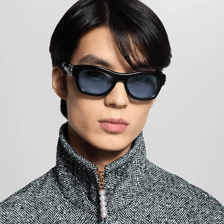 Louis Vuitton LV Frog Round Square Sunglasses Size ONE SIZE - 4 Thumbnail