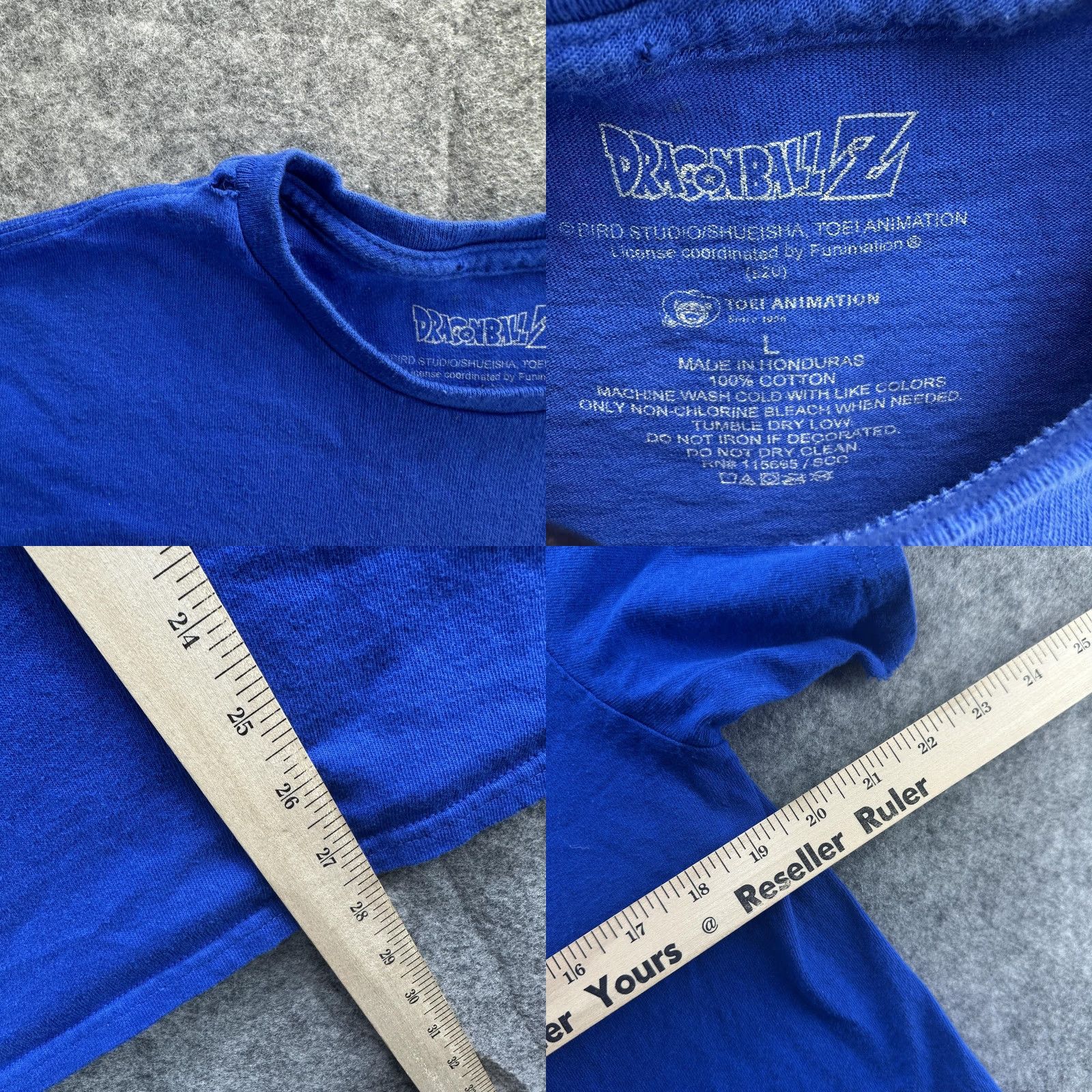 Vintage Dragon Ball Z Ginyu Force Shirt Mens Large Blue Anime Graphic Tee Japanese DBZ Shirt Size US L / EU 52-54 / 3 - 8 Thumbnail