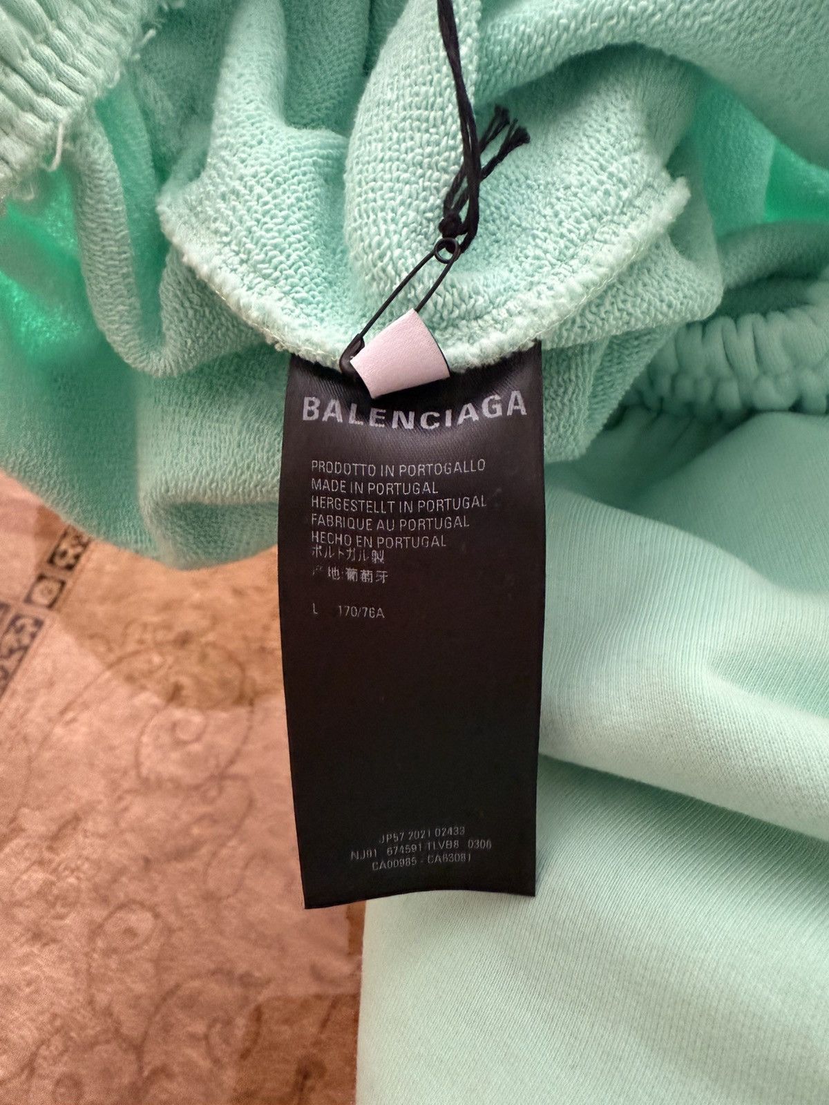 Balenciaga Balenciaga Logo Print Sweat Shorts Size US 34 / EU 50 - 8 Thumbnail